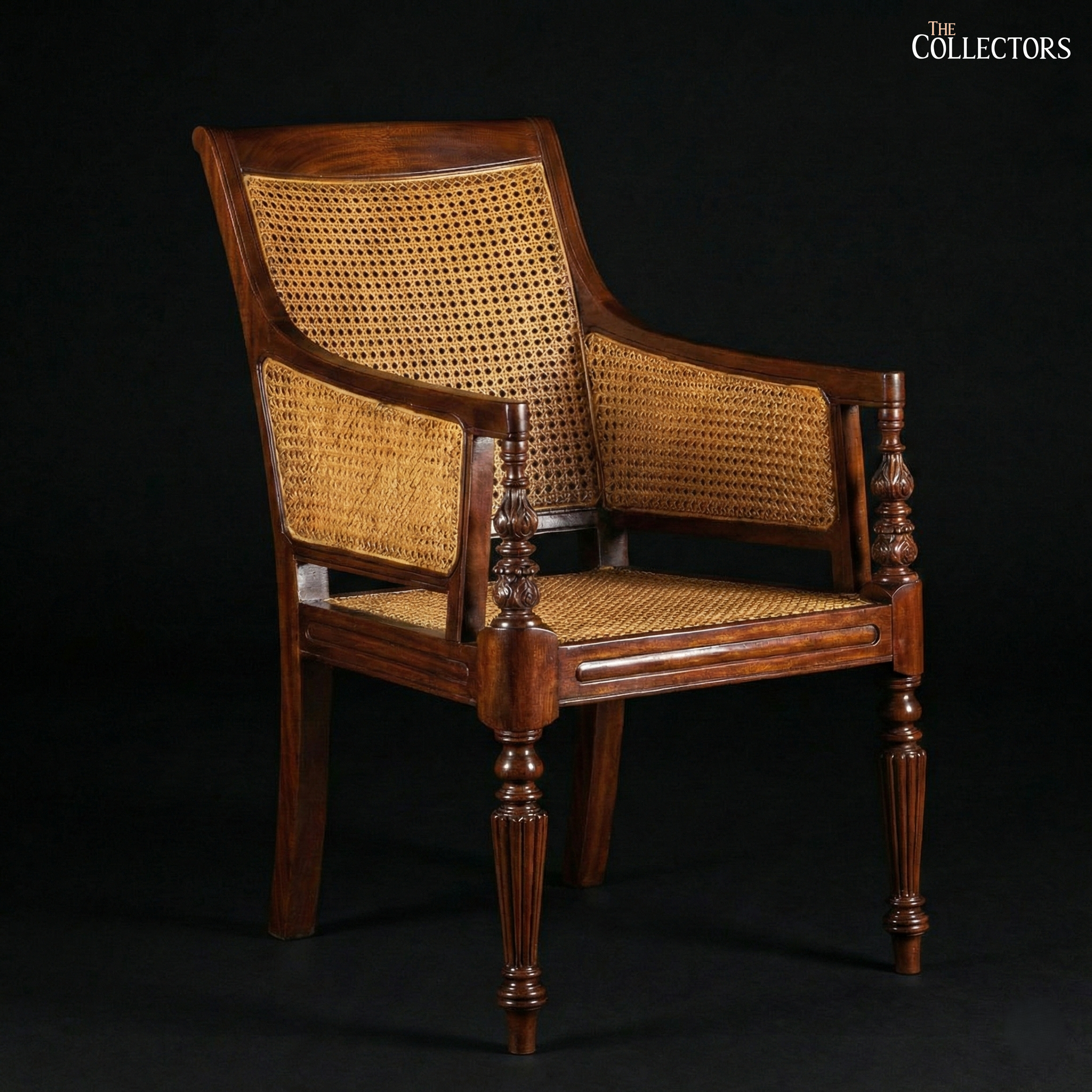 The Malabar Regency Cane Armchair — image 1