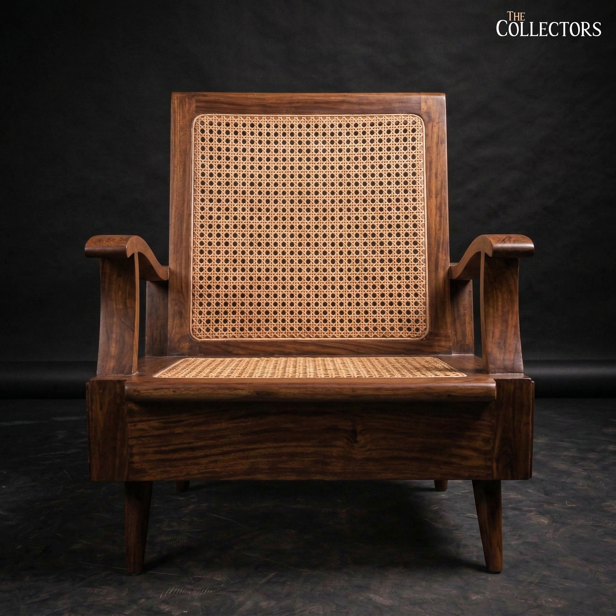 The Matunga Art Deco Cane Lounge Sofa — image 6