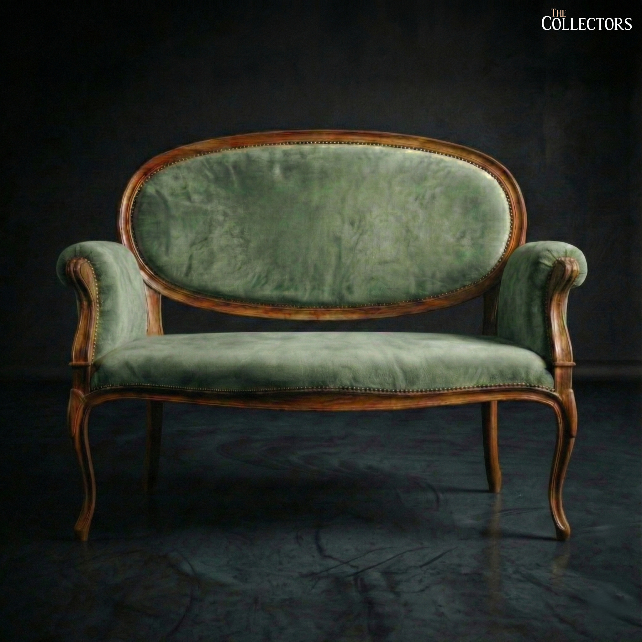 The Neuilly Belle Époque - Deco Salon Settee — image 1