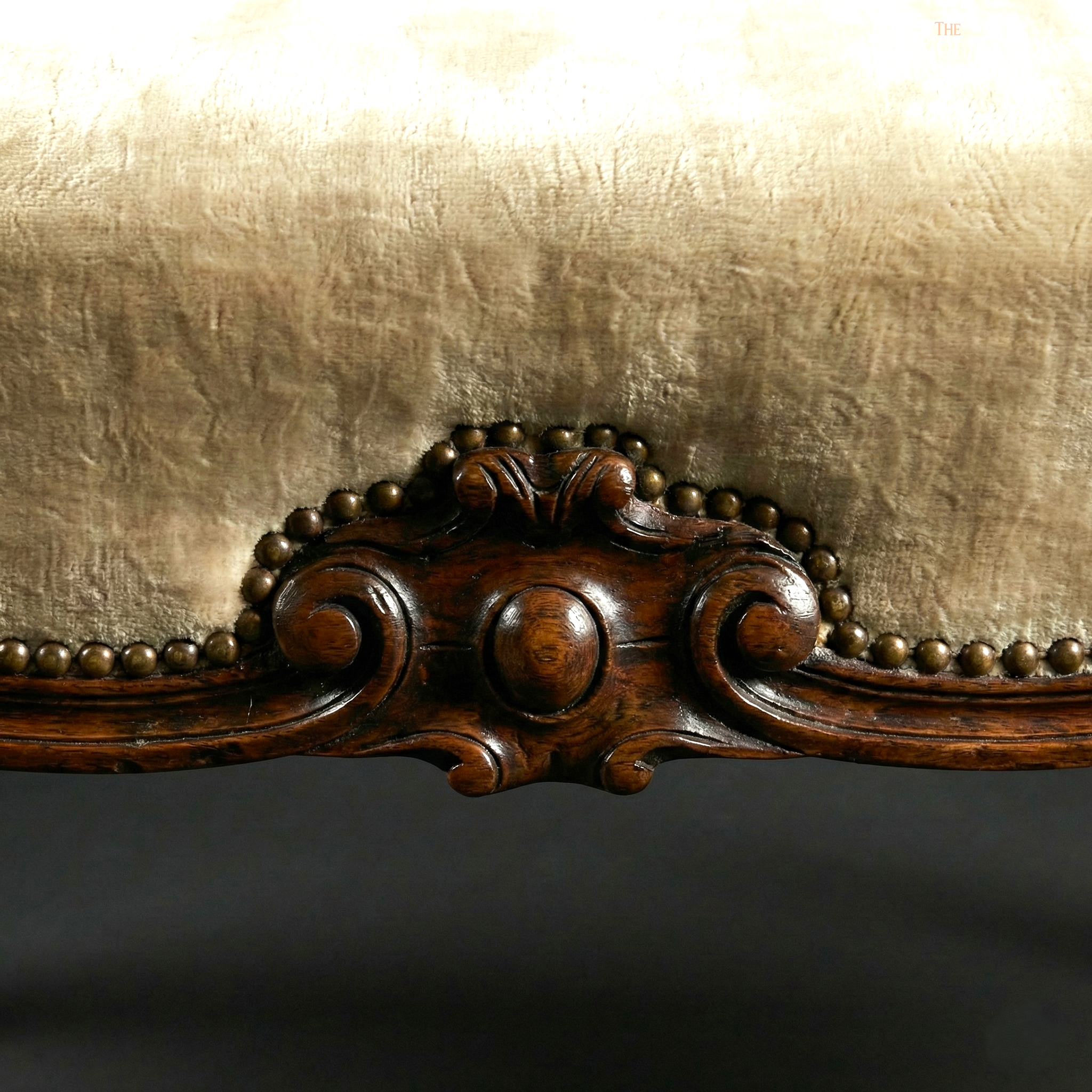 The Palais Royal Upholstered Salon Bench — image 4
