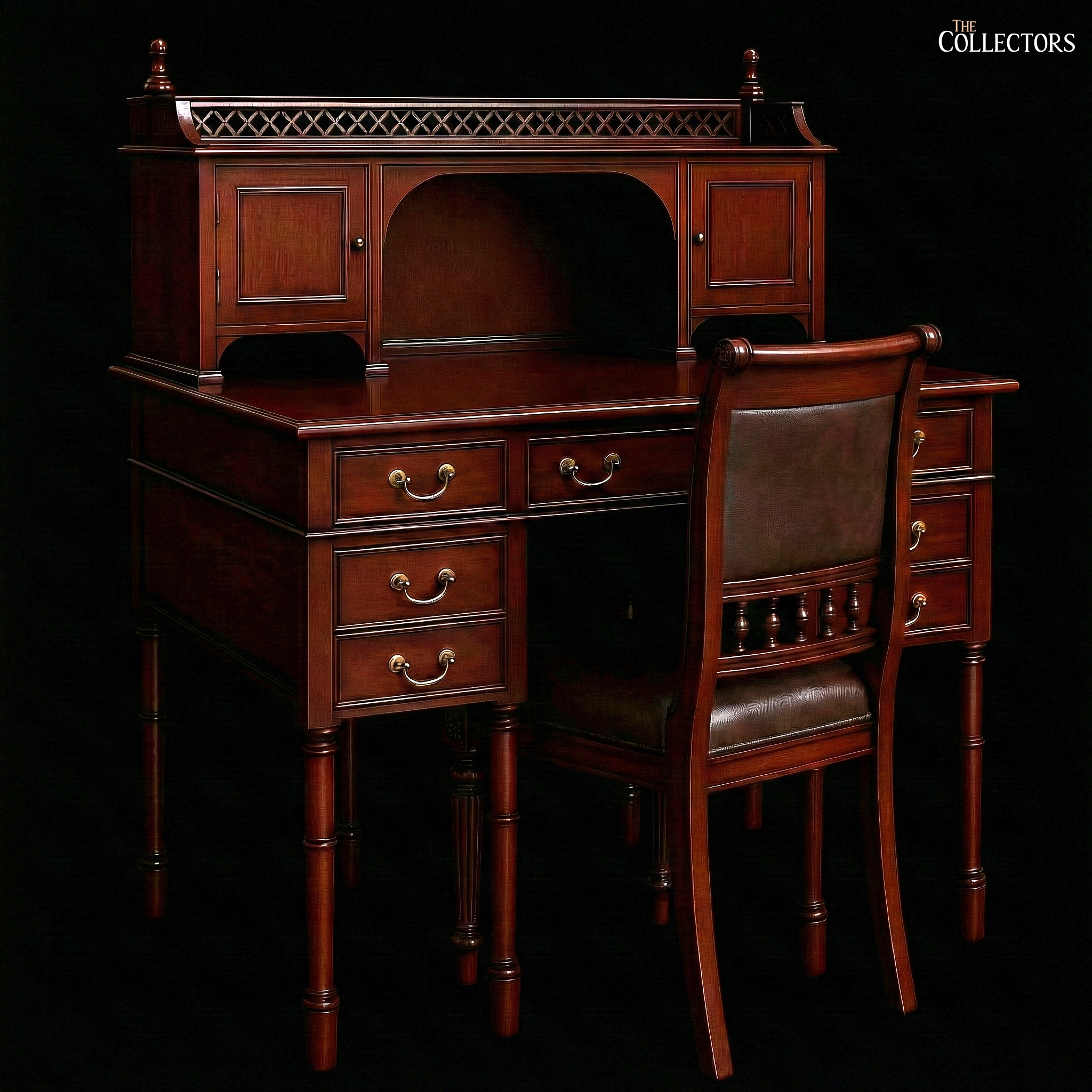 The Regency Clerk’s Writing Desk & Companion Chair — image 1