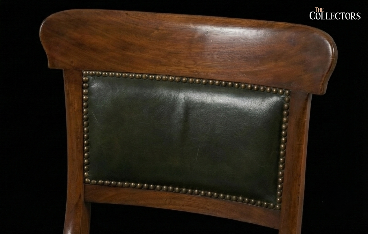 The Regency Kidney-Desk & Leather Companion Chair — image 2