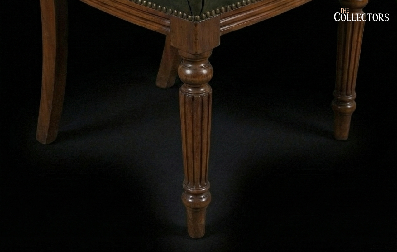 The Regency Kidney-Desk & Leather Companion Chair — image 5