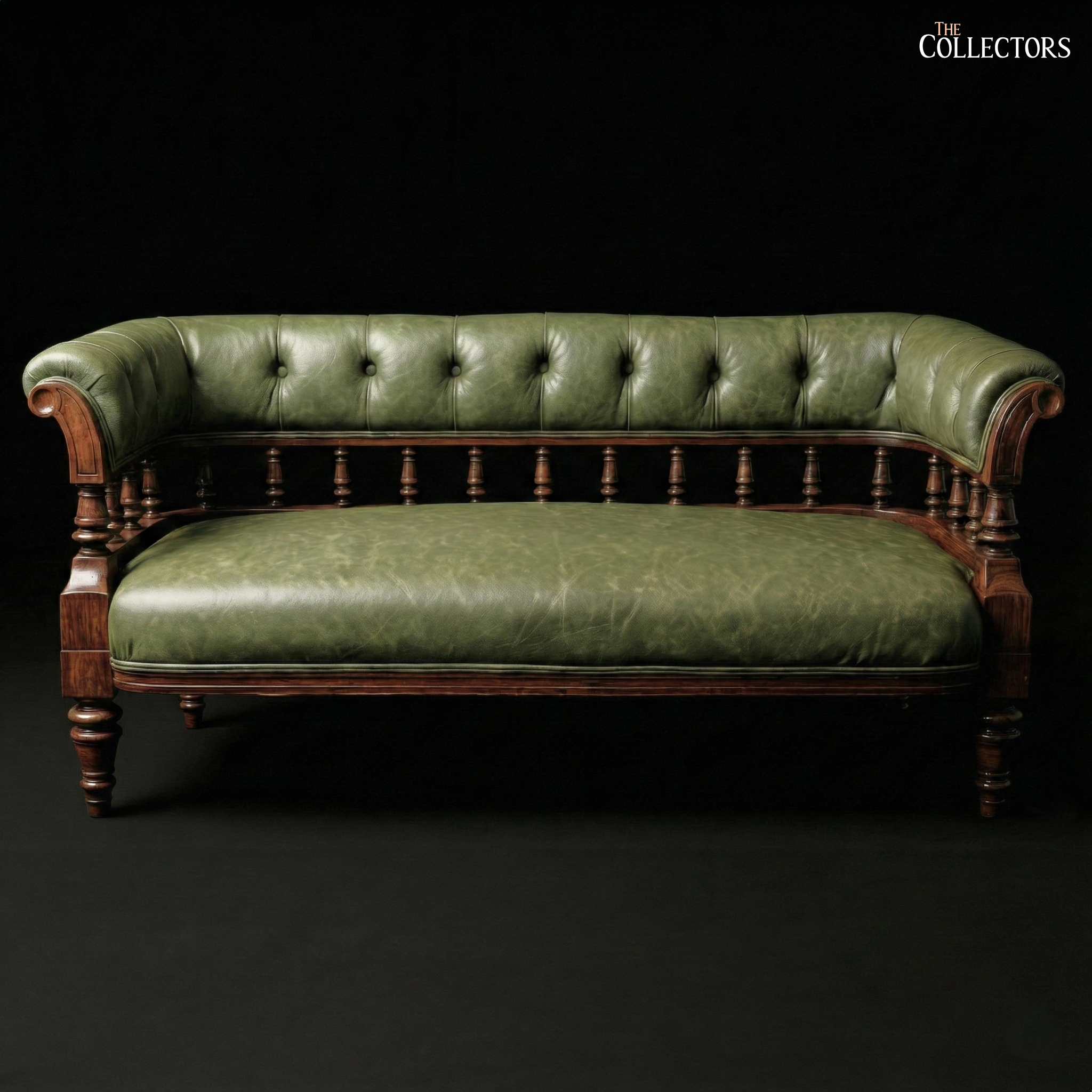 The Regent Street Clubroom Leather Settee — image 1