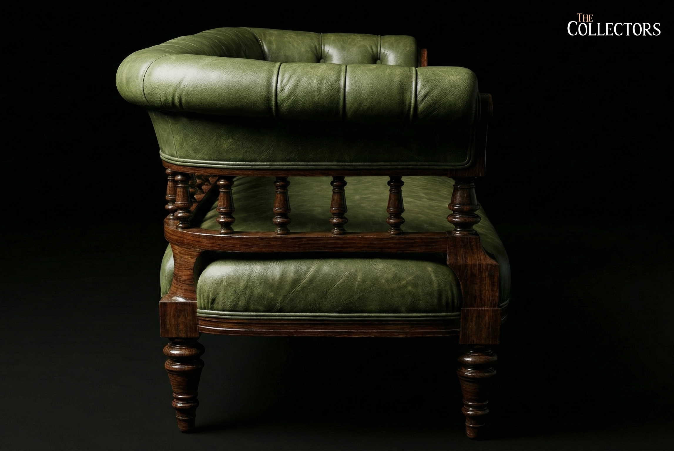 The Regent Street Clubroom Leather Settee — image 2