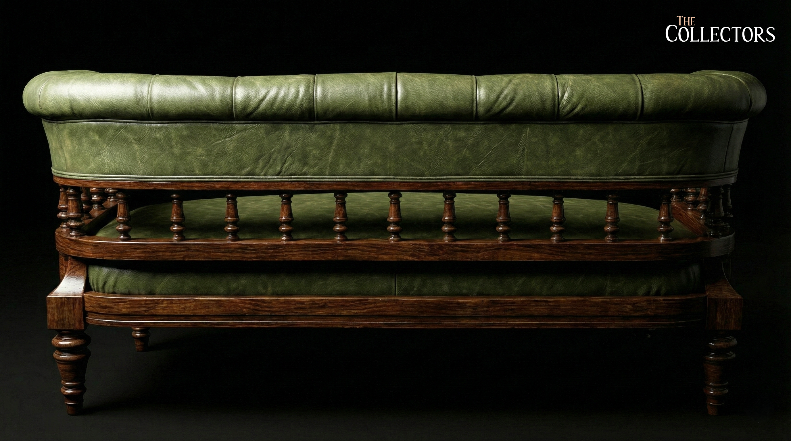 The Regent Street Clubroom Leather Settee — image 3