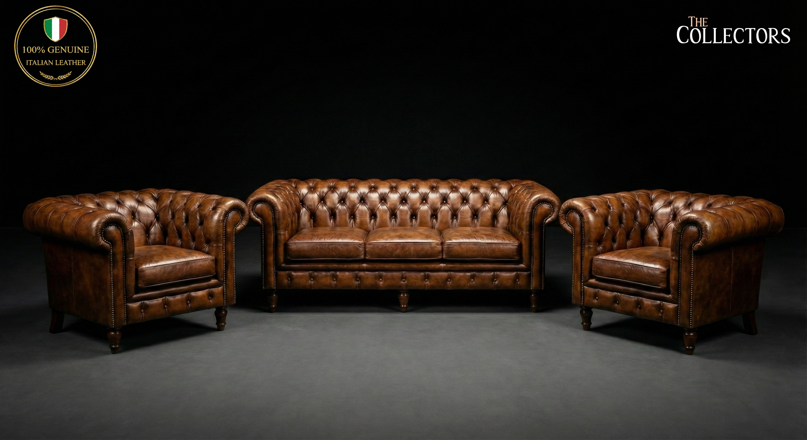 The Westminster Gentleman’s Chesterfield Suite — image 2