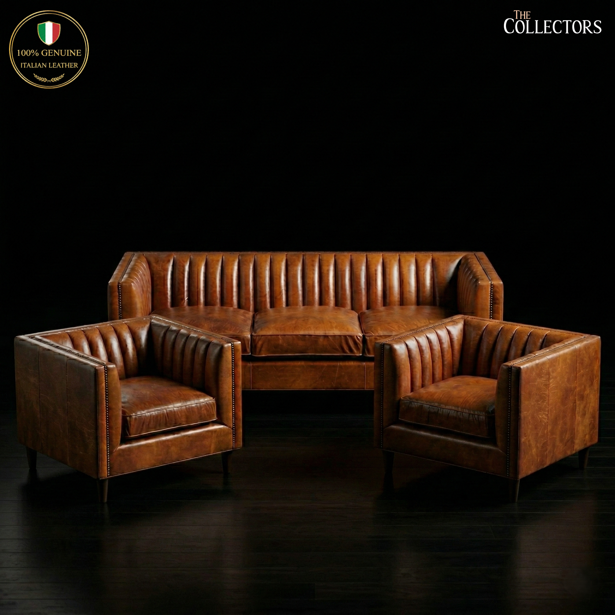 The Torino Channel-Back Salon Sofa — image 1