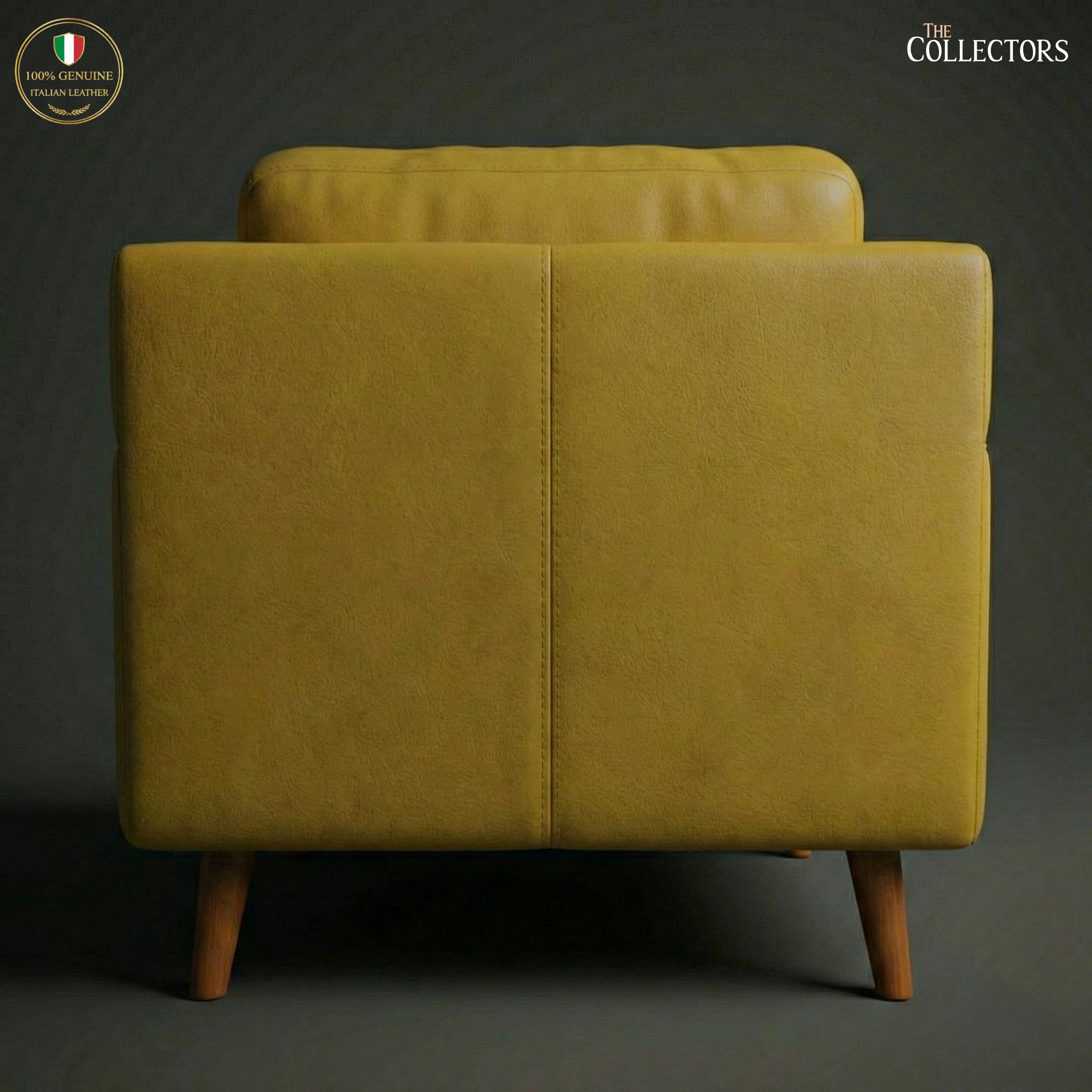 Tribeca Loft Modernist Leather Lounge Sofa — image 5