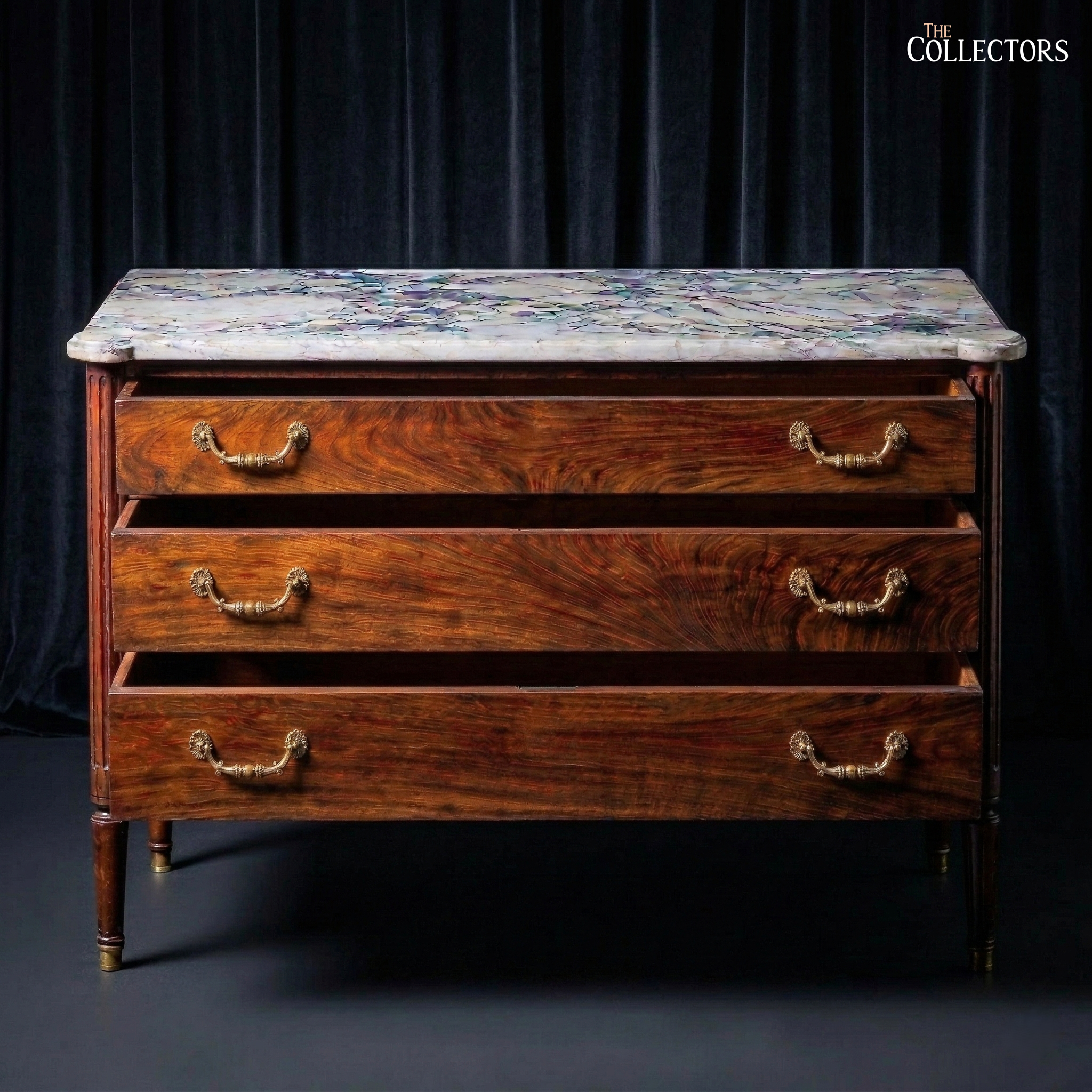 The Trocadéro Neoclassical Marble-Top Chest — image 2