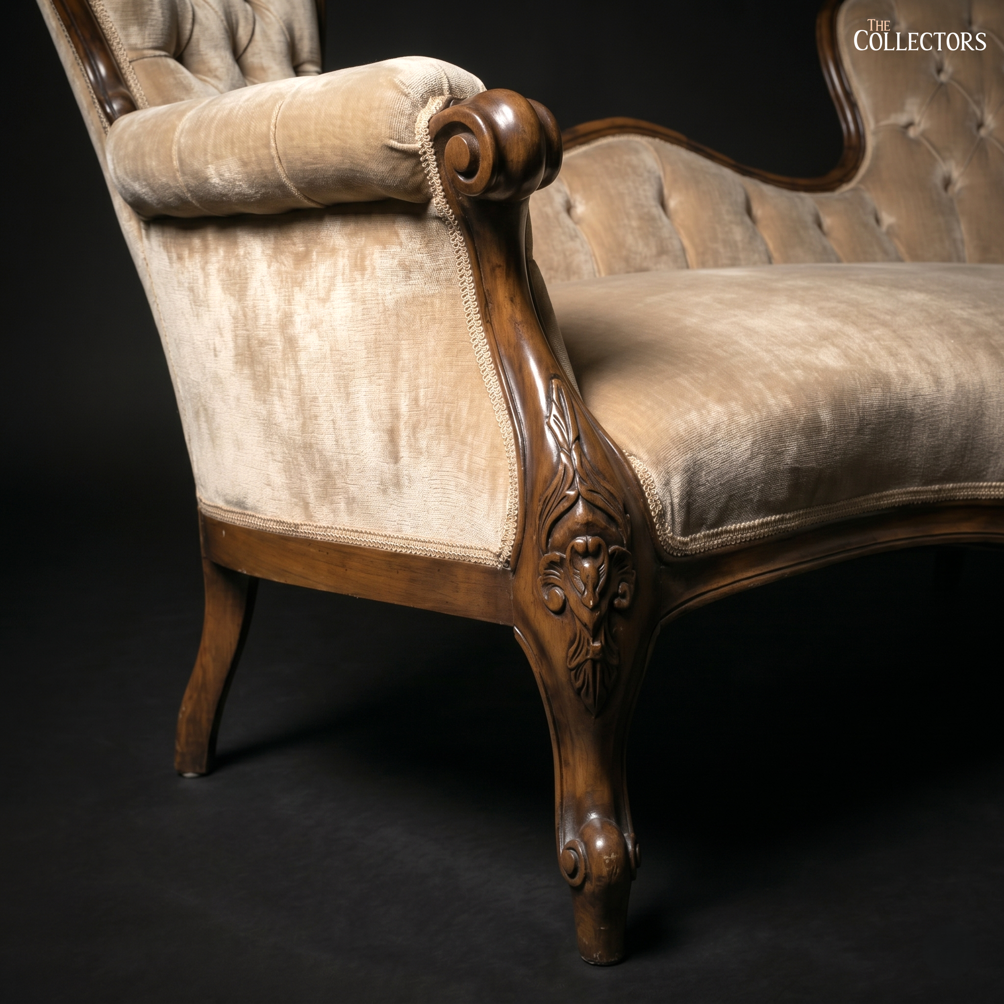 The Victorian Rococo Revival Double-Back Settee — image 3