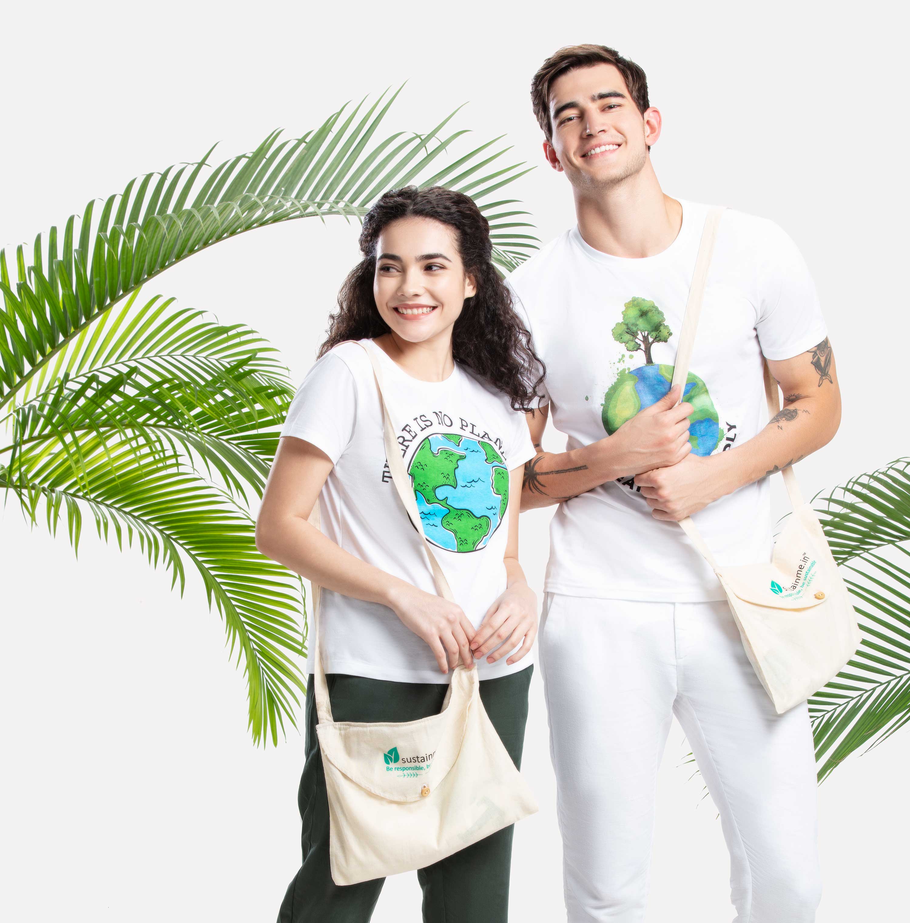 Organic Cotton Cross Body T shirt Bag — image 2