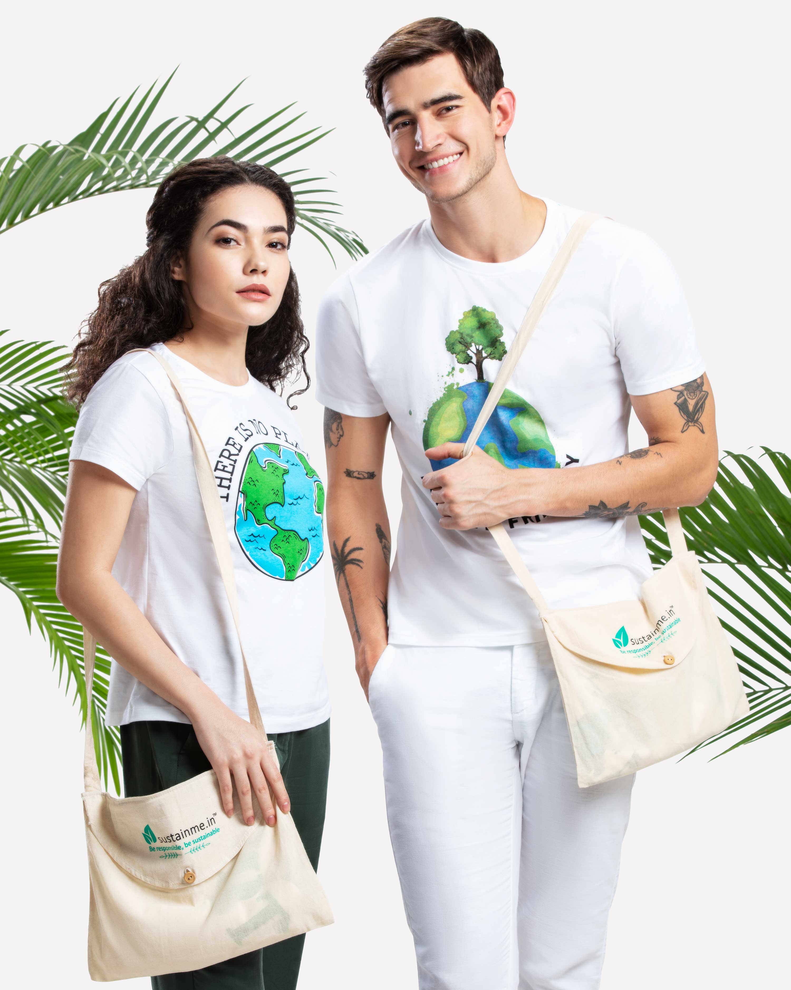 Organic Cotton Cross Body T shirt Bag — image 5