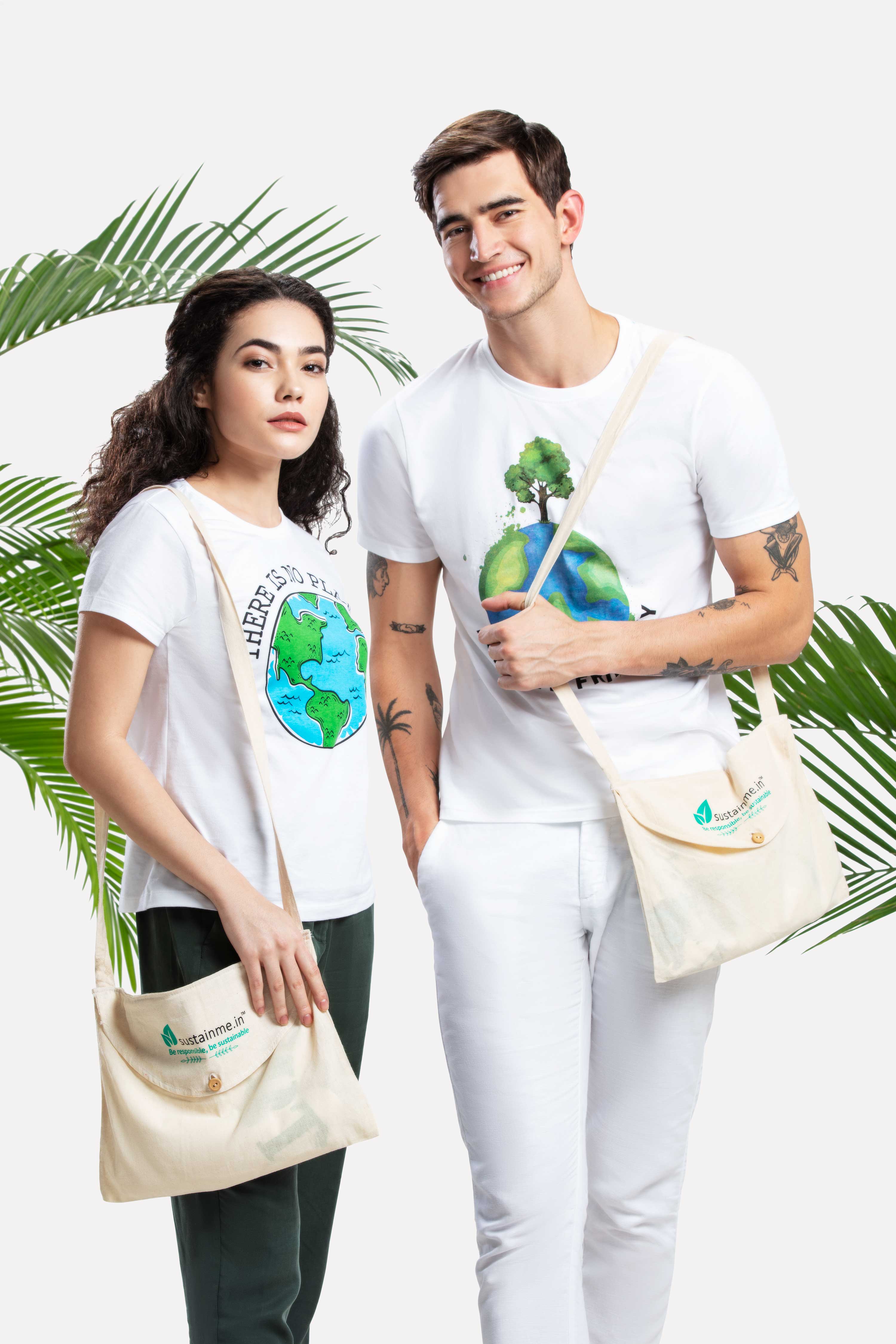 Organic Cotton Cross Body T shirt Bag — image 6