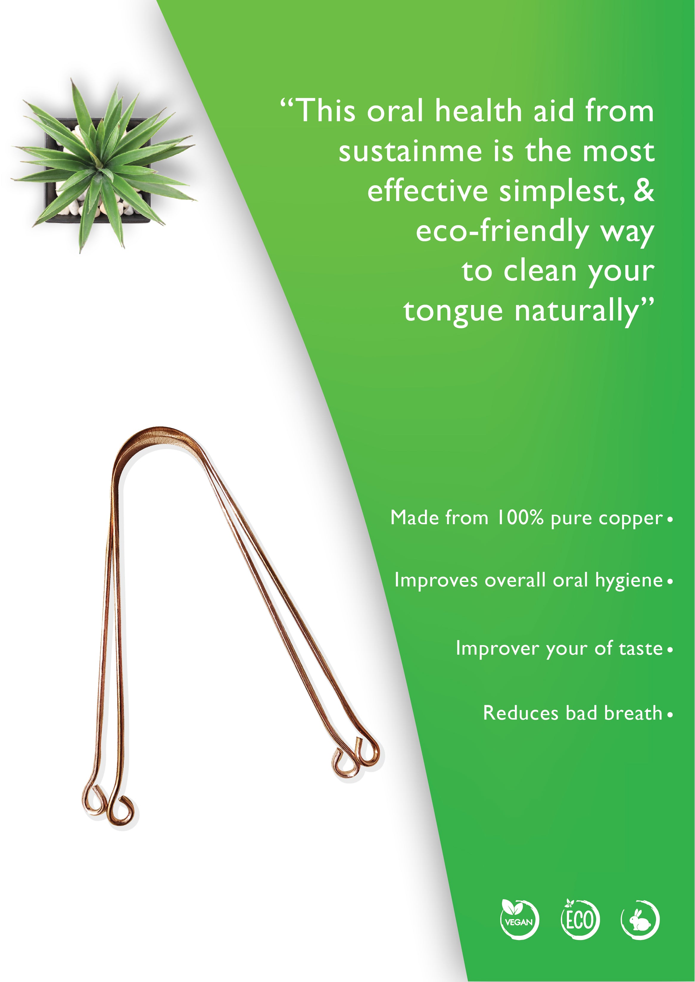 Copper Tongue Cleaner - 2pc — image 3