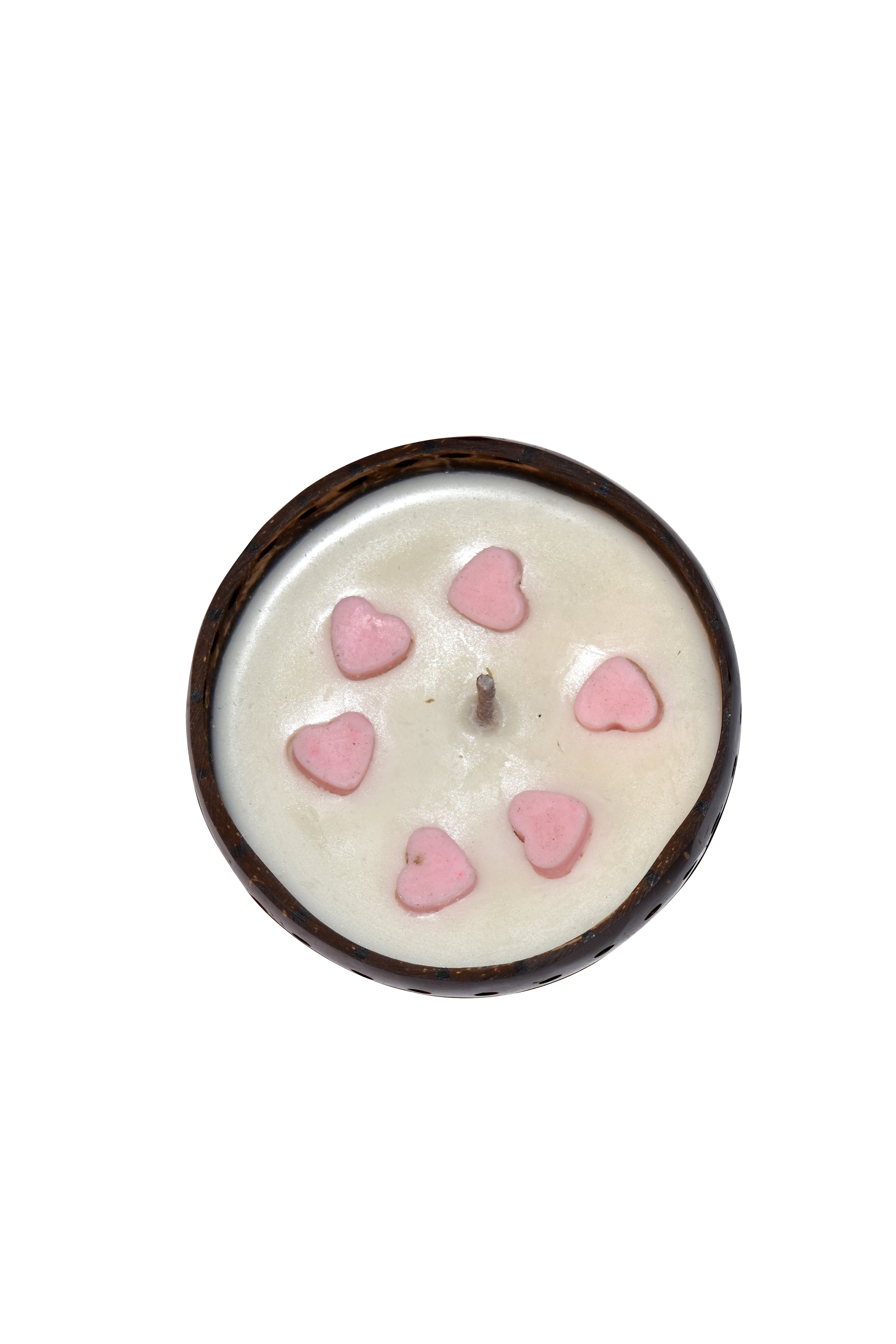 SOY WAX HANDMADE COCONUT SHELL CANDLE — image 1