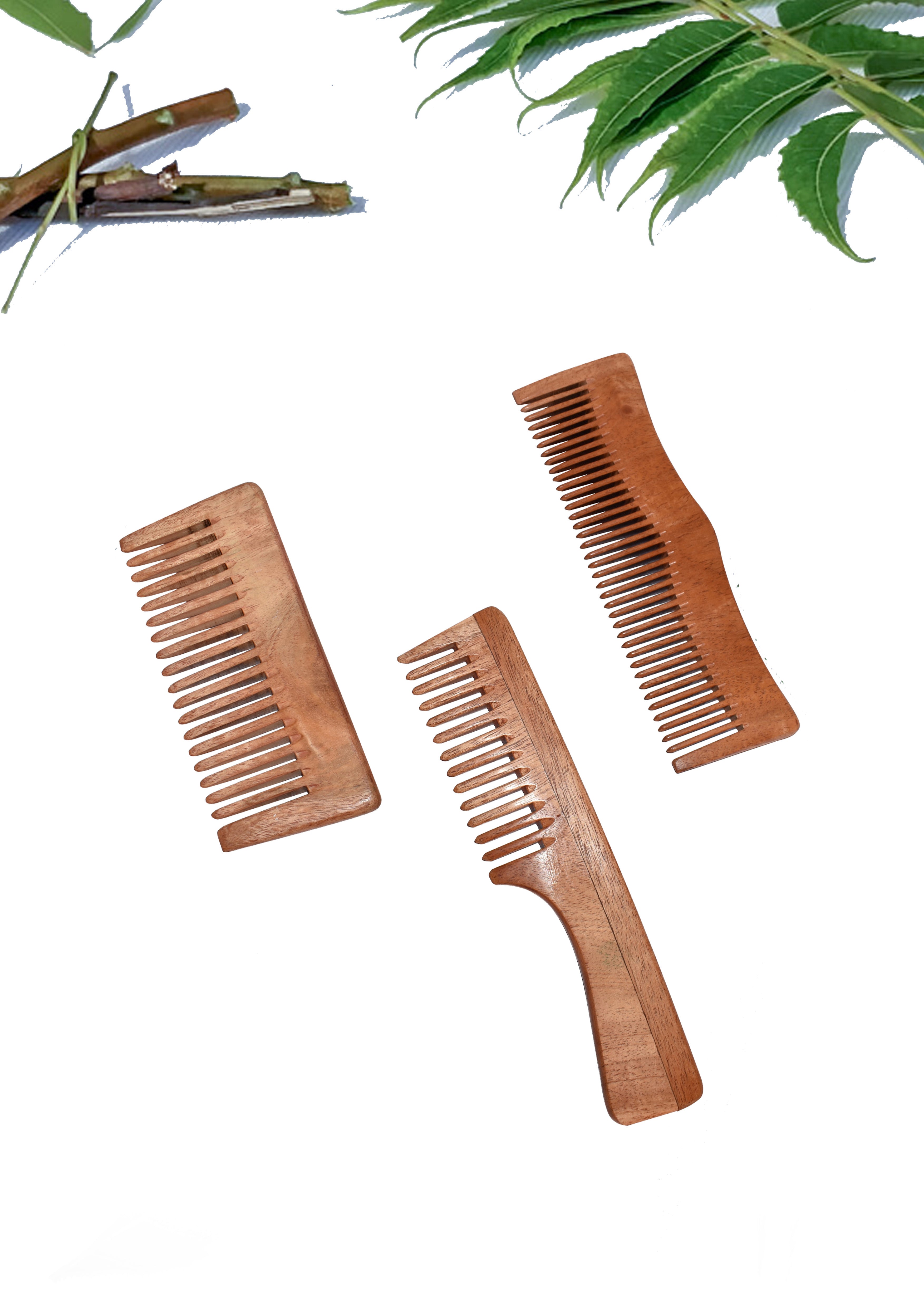 Neem Wood Comb Set — image 2