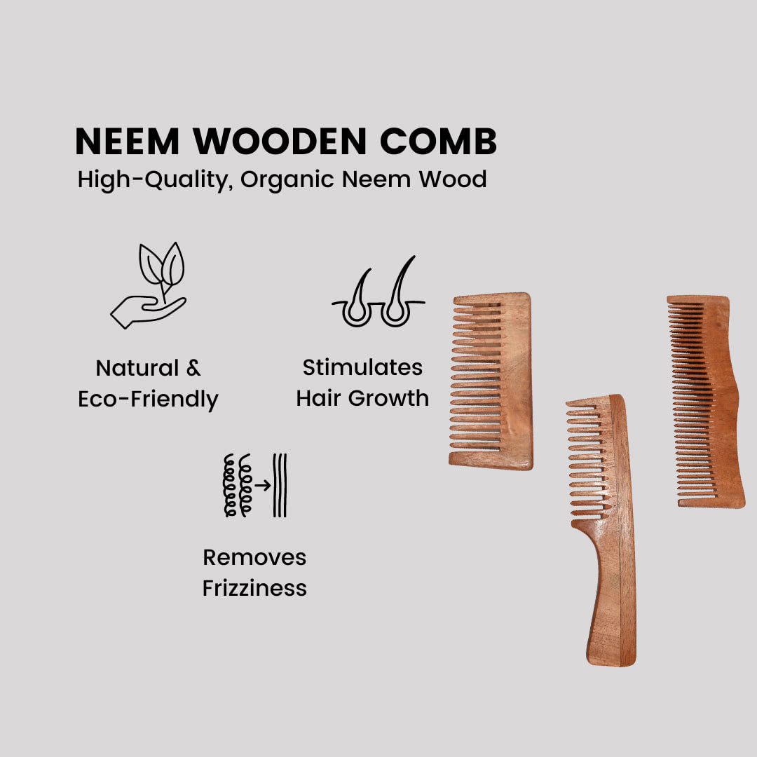 Neem Wood Comb Set — image 6