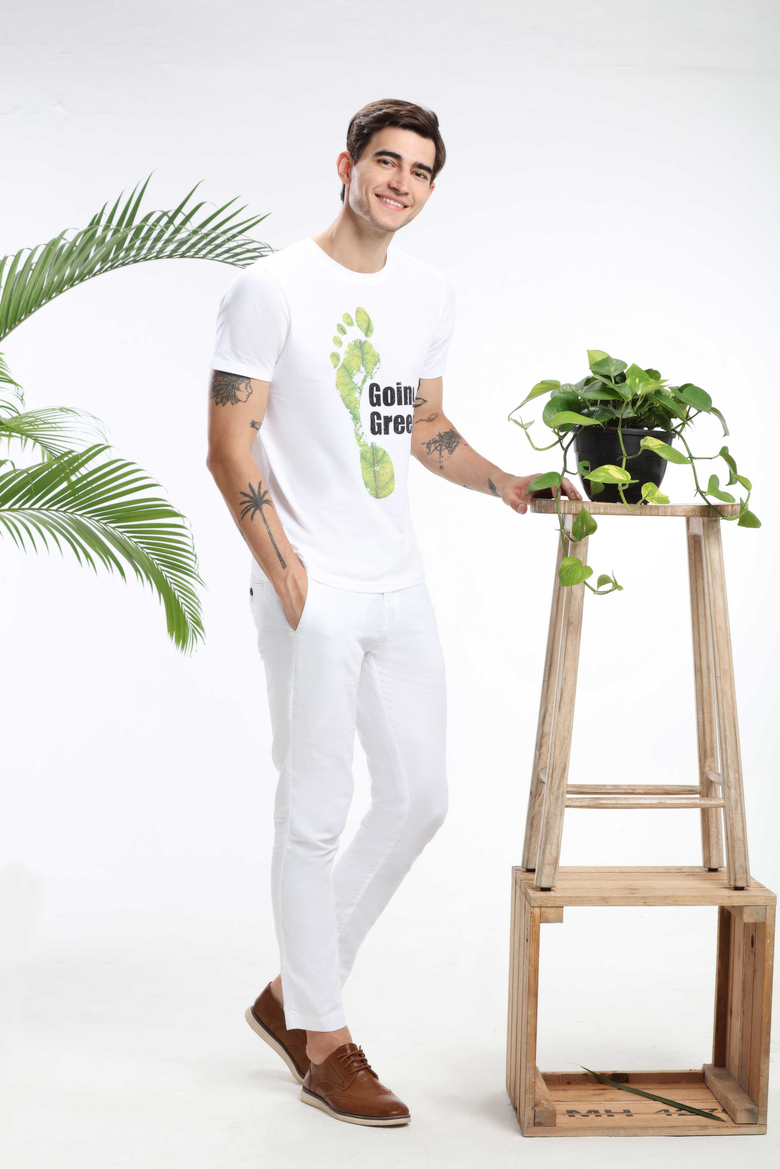 Going Green Men T-shirt — image 5