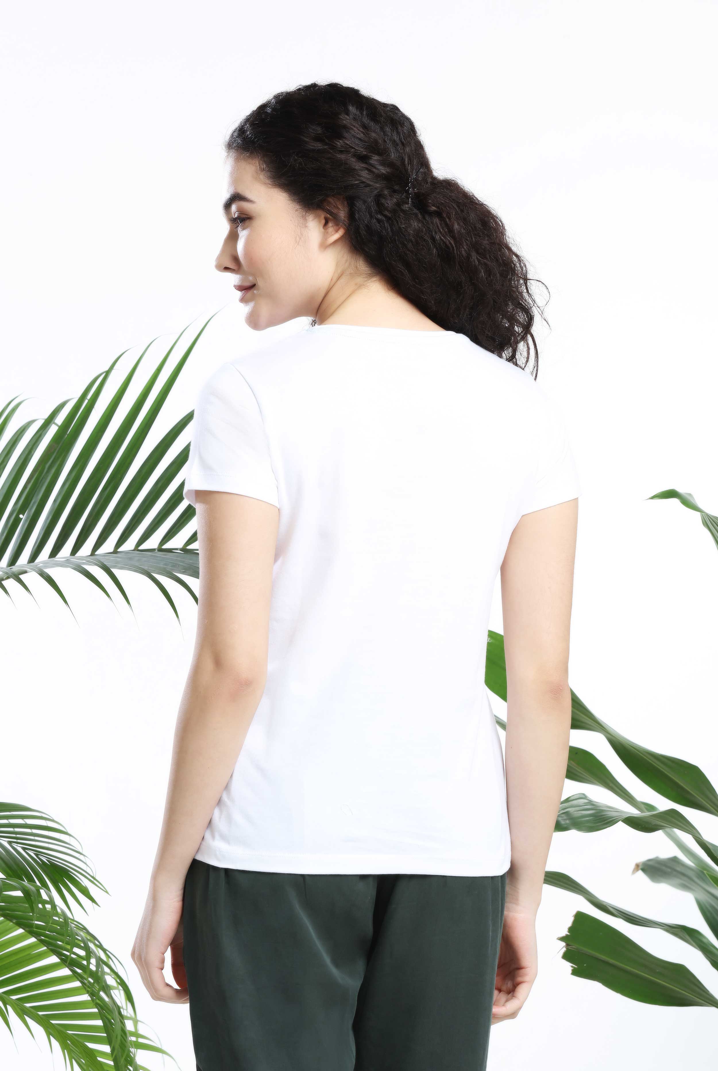I Love Green Womens Tshirt — image 4