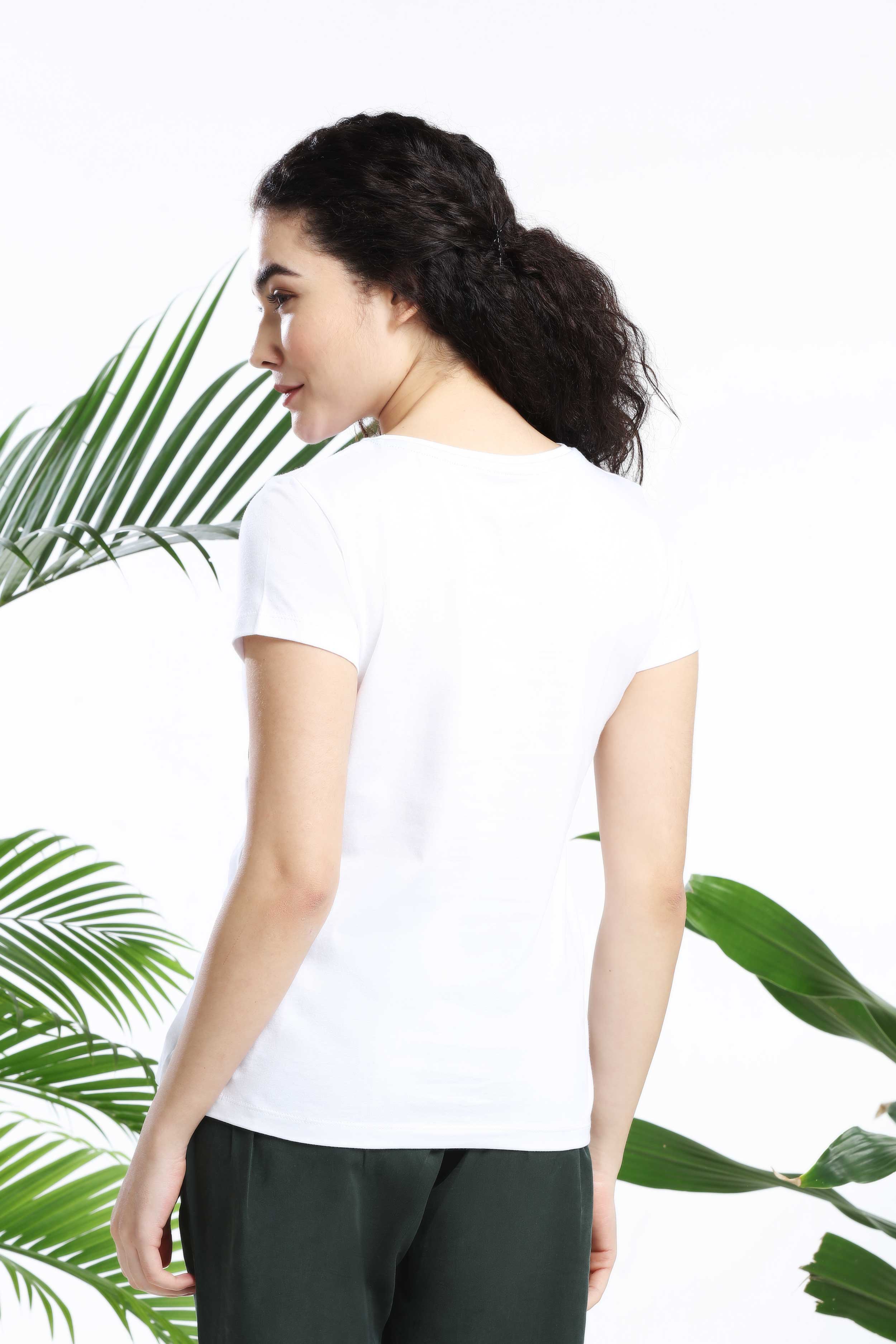 Keep Calm and Save the Trees Womens T-shirt — image 4