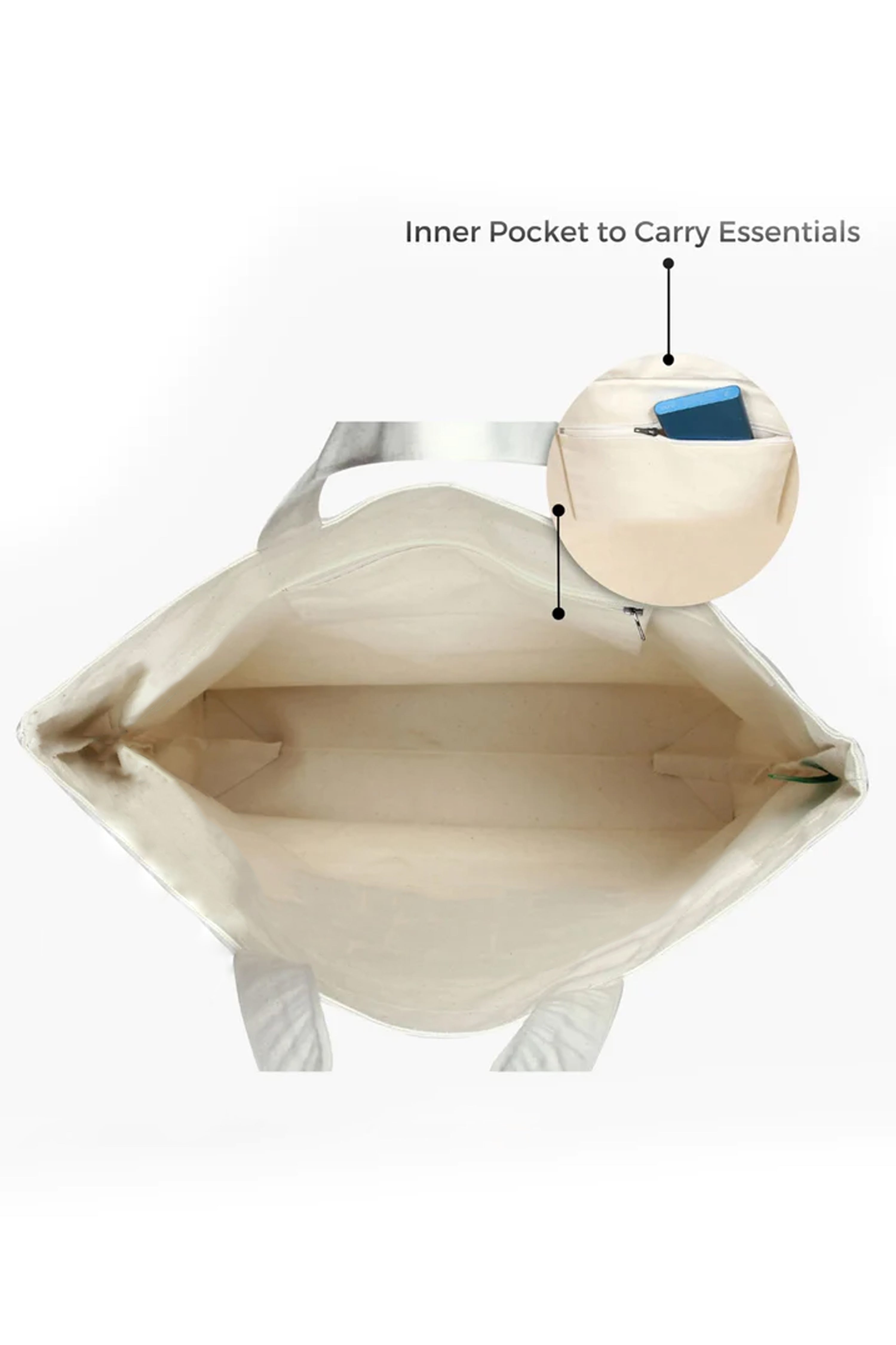 SUSTAINME LARGE TOTE BAG WITH INNER POCKET - 2 PACK — image 3
