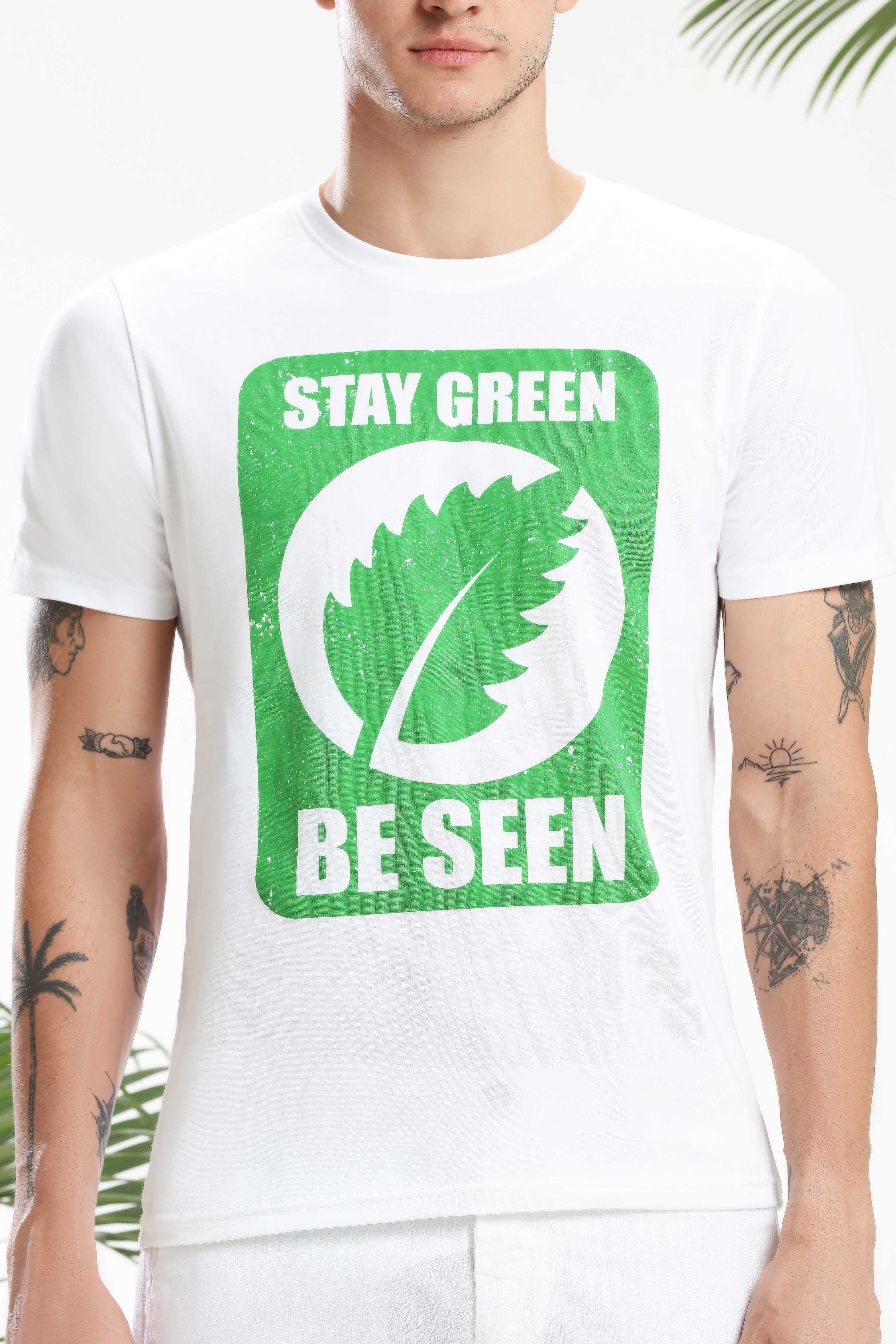 Stay Green, Be Seen Men T-shirt — image 3