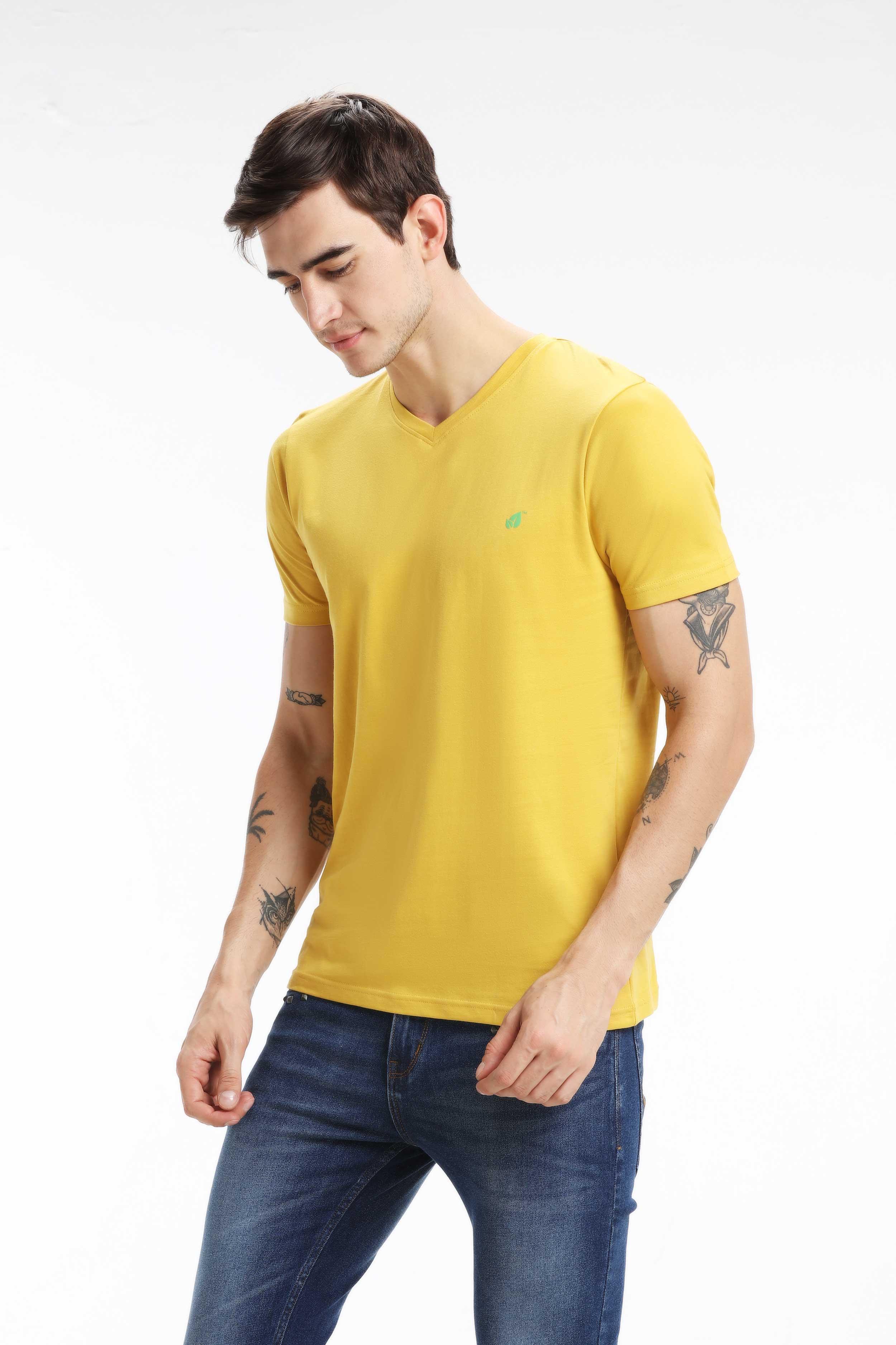 Pima Cotton Men T Shirt - Sandal — image 2