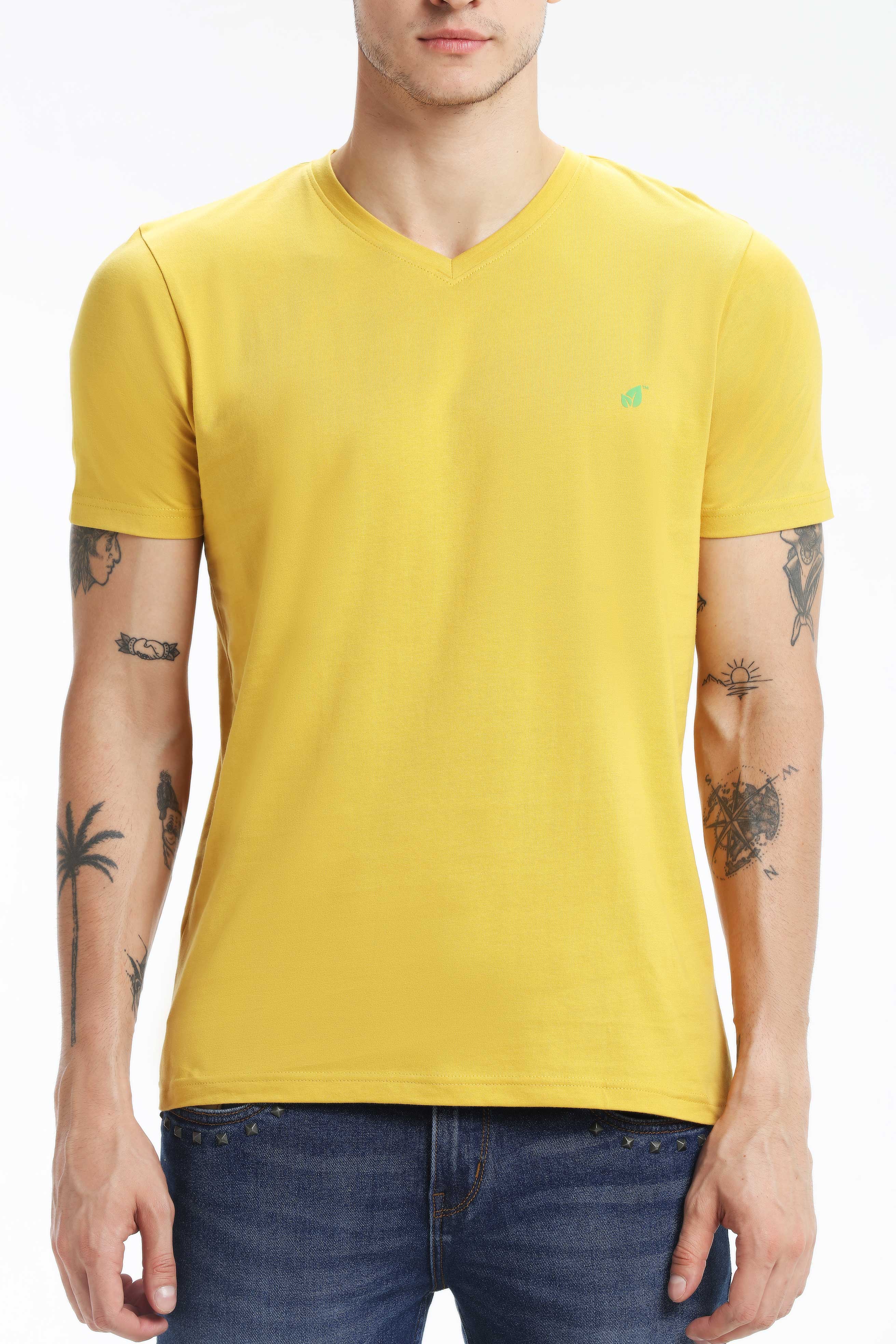 Pima Cotton Men T Shirt - Sandal — image 3
