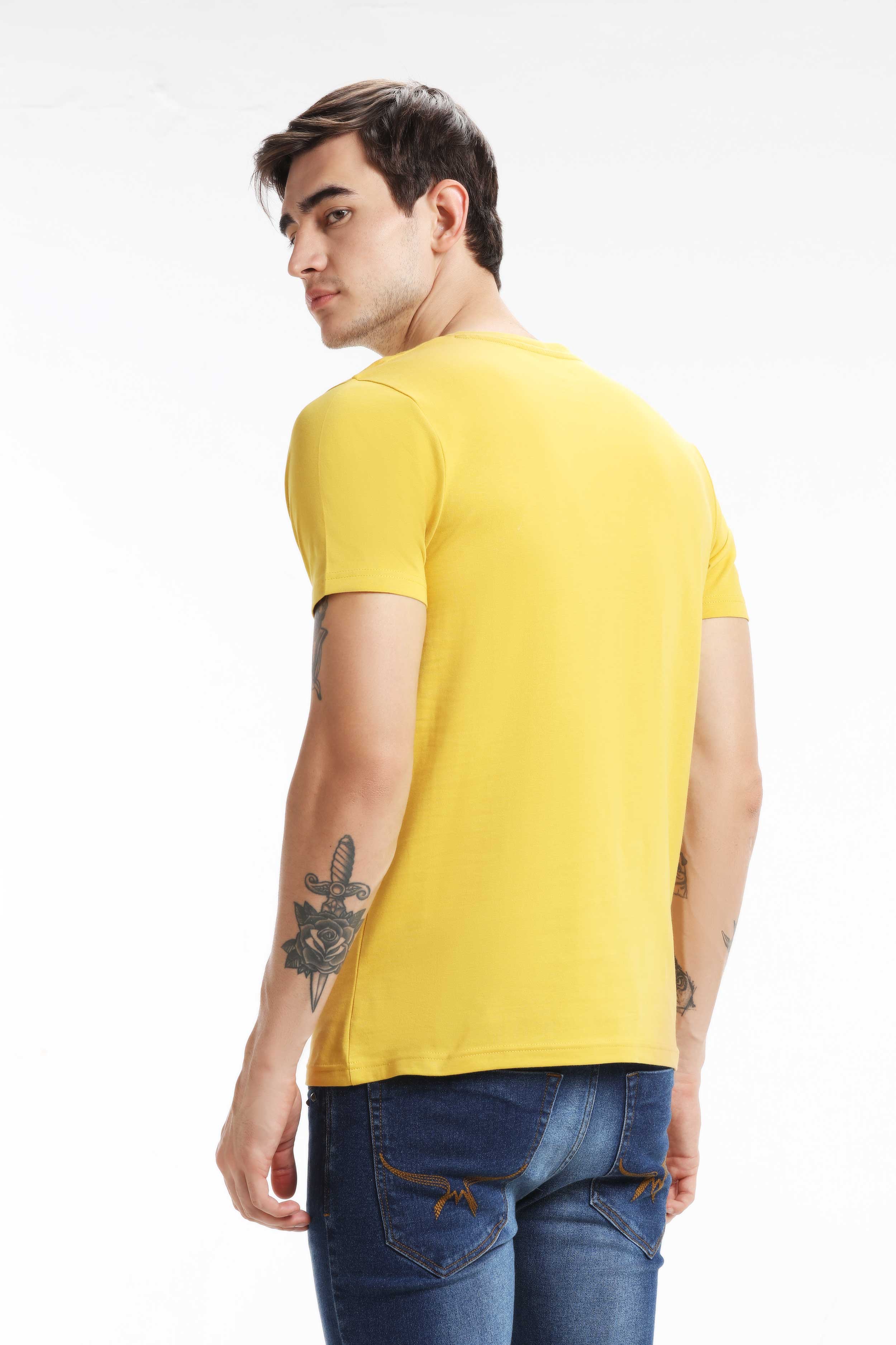 Pima Cotton Men T Shirt - Sandal — image 4