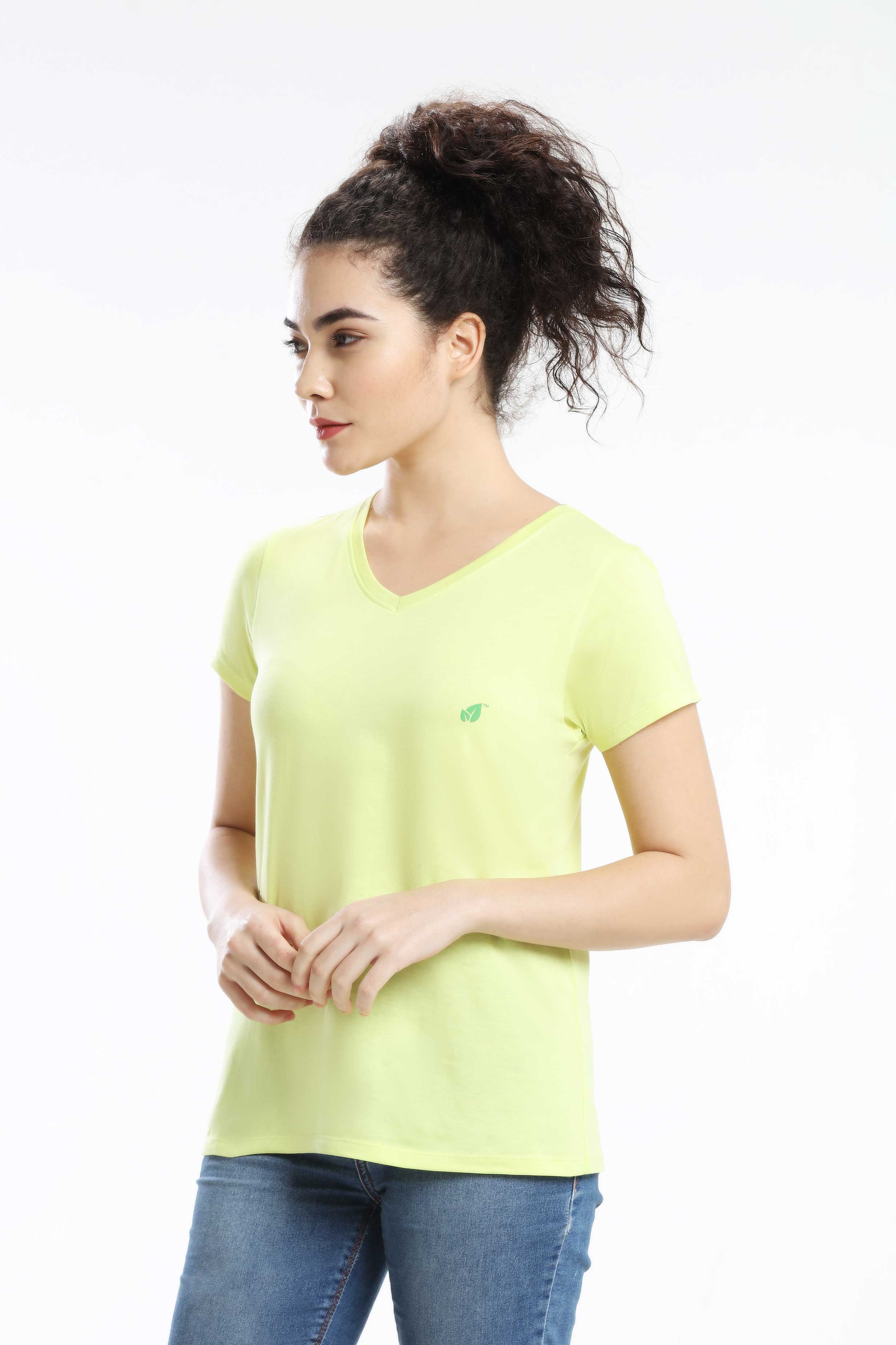Pima Cotton Women T Shirt - Mint — image 2