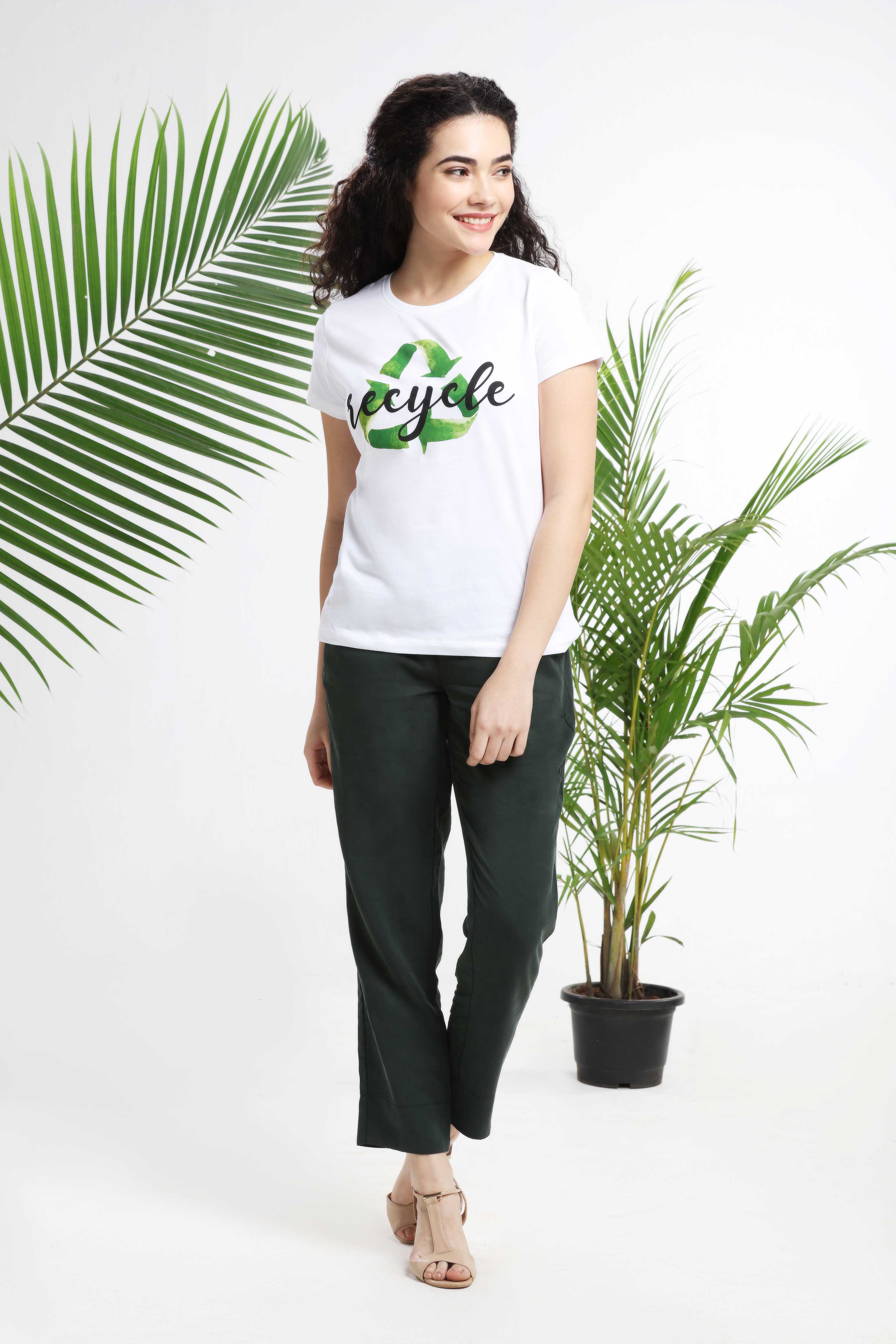 Recycle Womens T-shirt — image 5