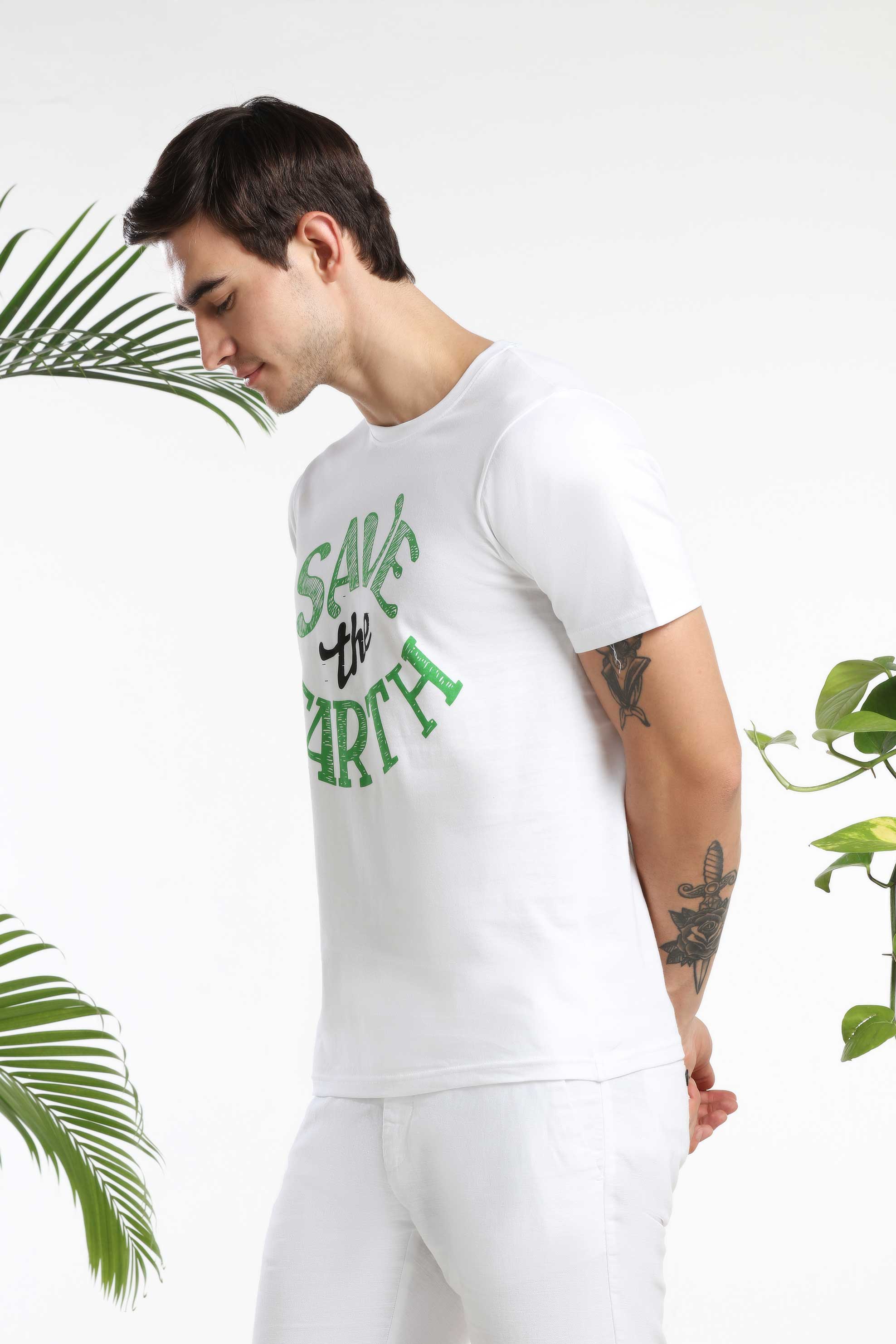 Save the Earth Men T-shirt — image 2
