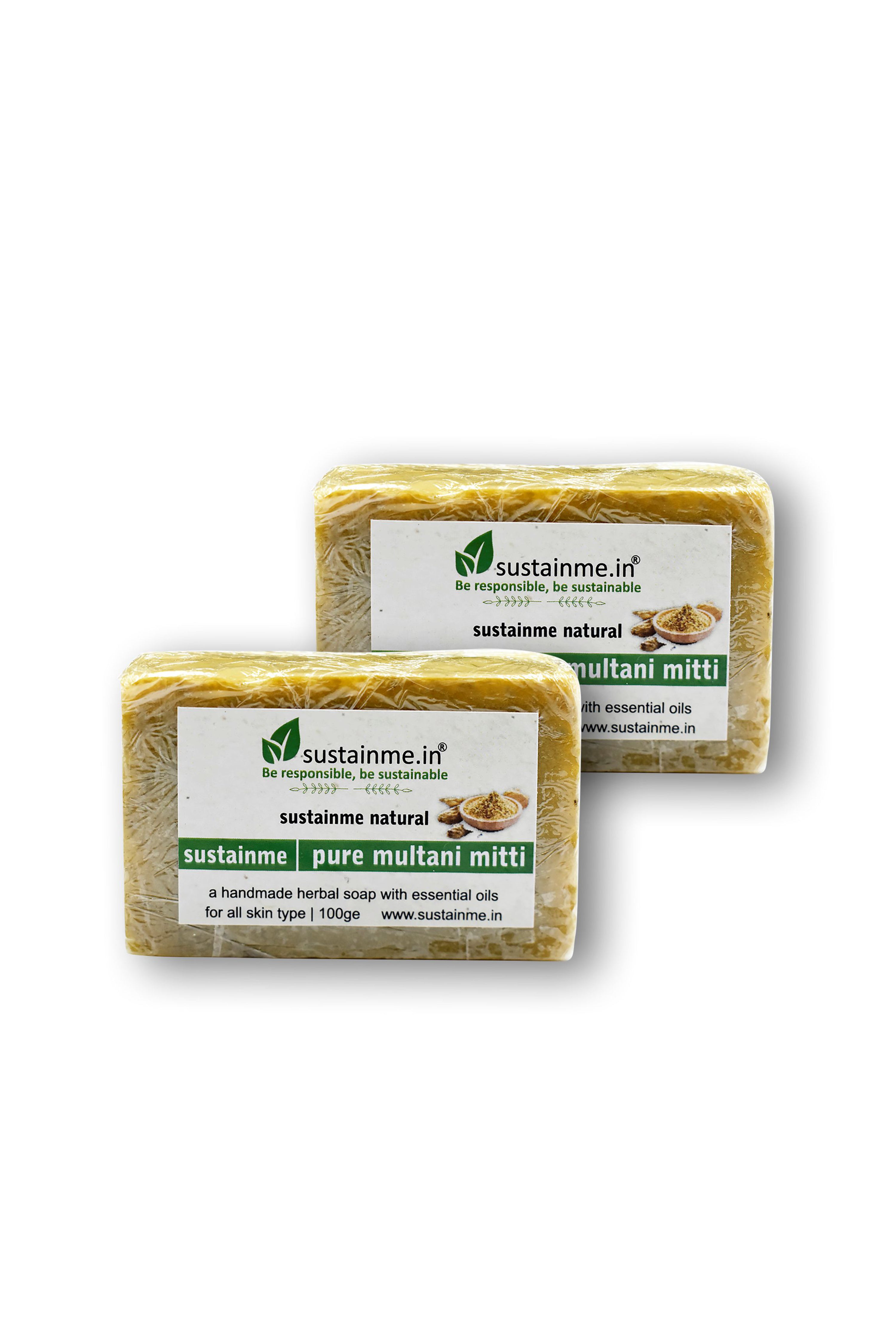 PURE MULTANI MITTI SOAP - PACK OF 2