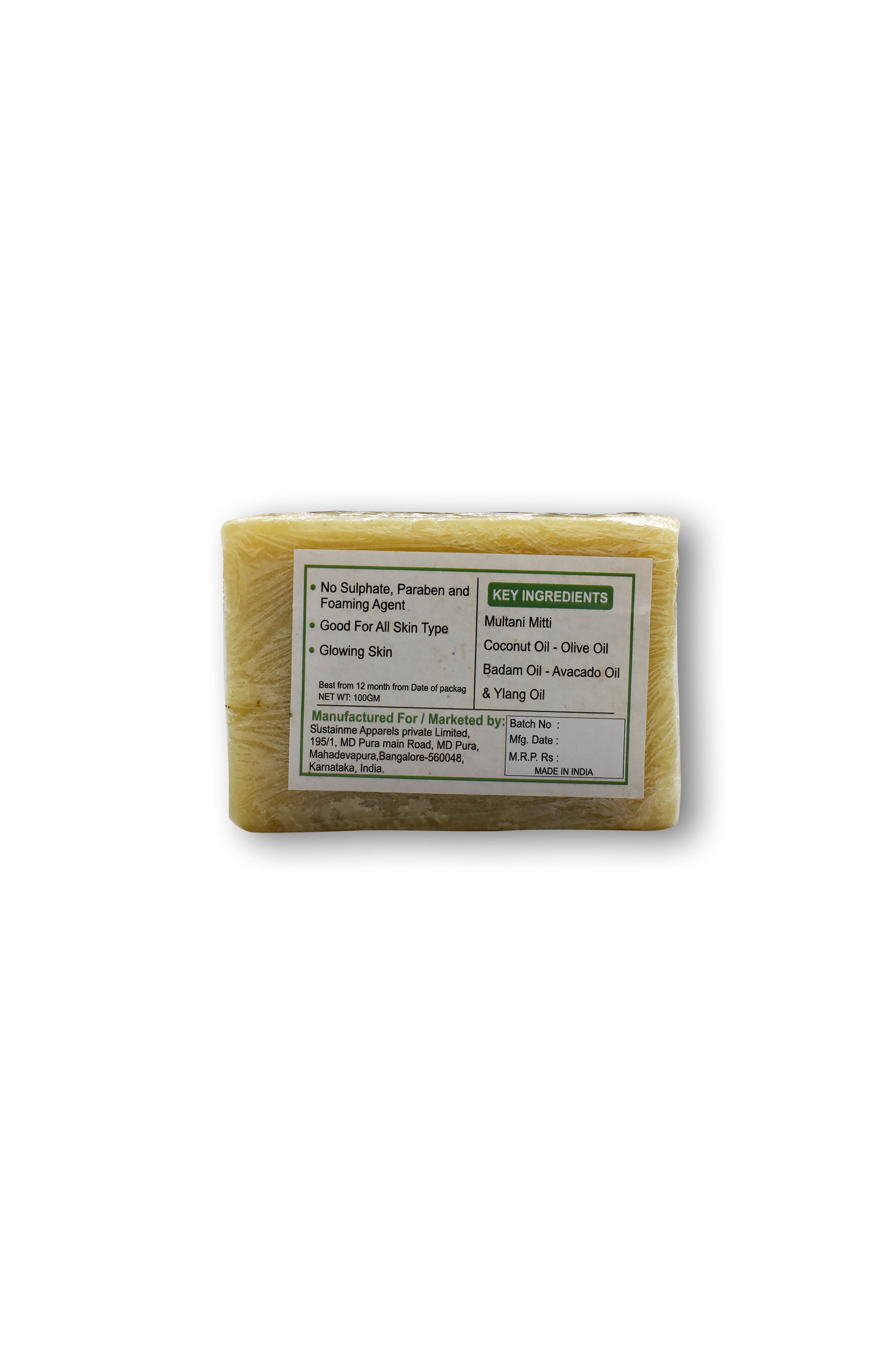 PURE MULTANI MITTI SOAP - PACK OF 2 — image 2
