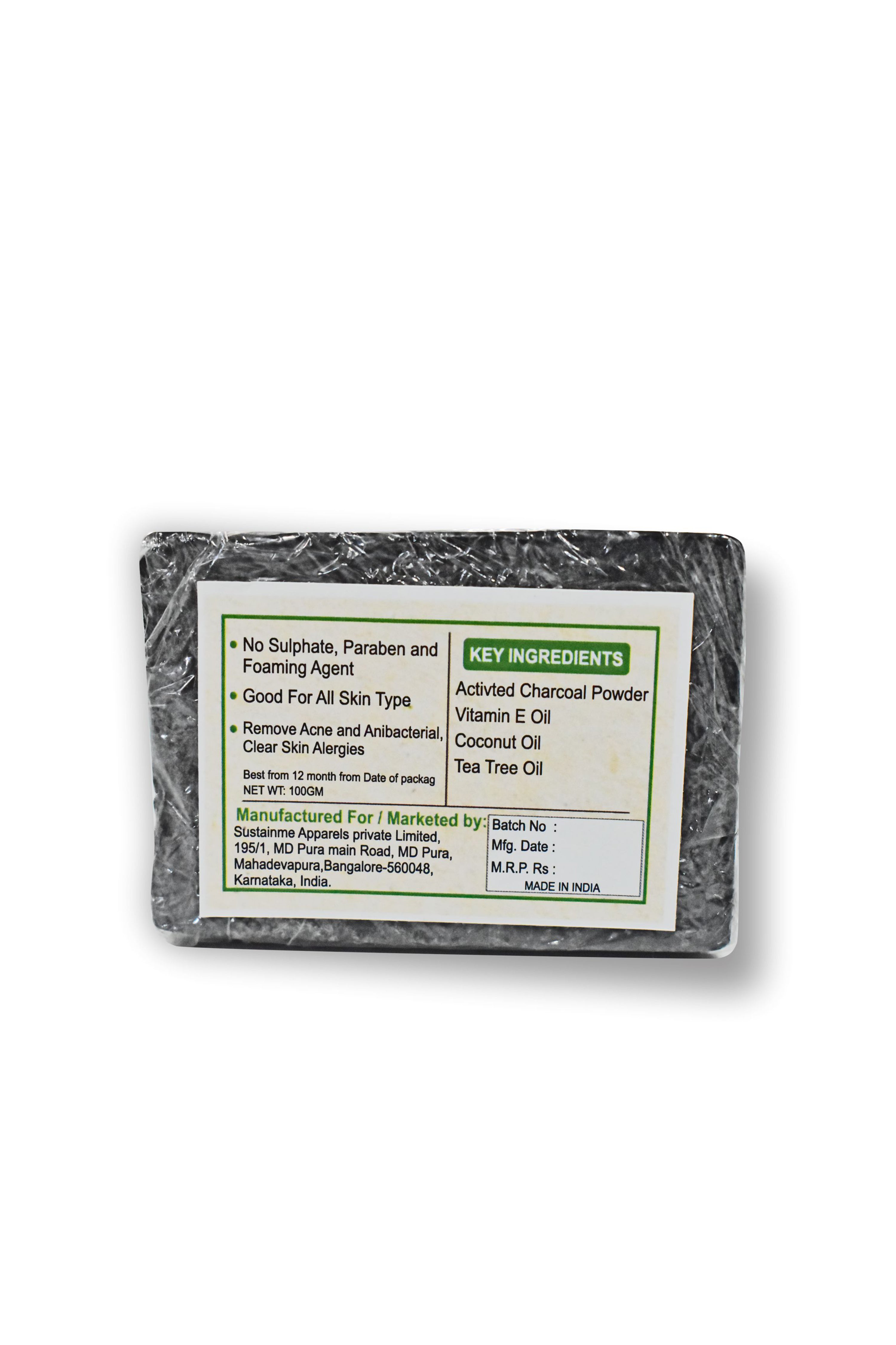 PURE CHARCOAL SOAP - PACK OF 2 — image 2