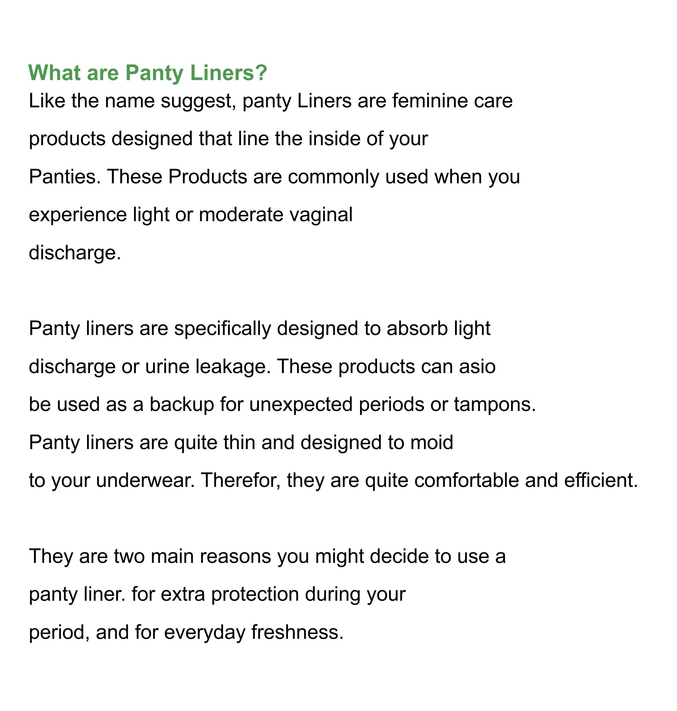 Biodegradable Panty Liners — image 5