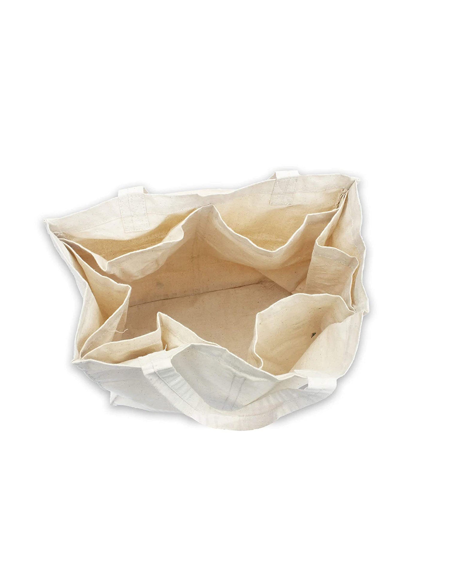Organic Cotton Vegetable Bag with 6 Pockets — image 5