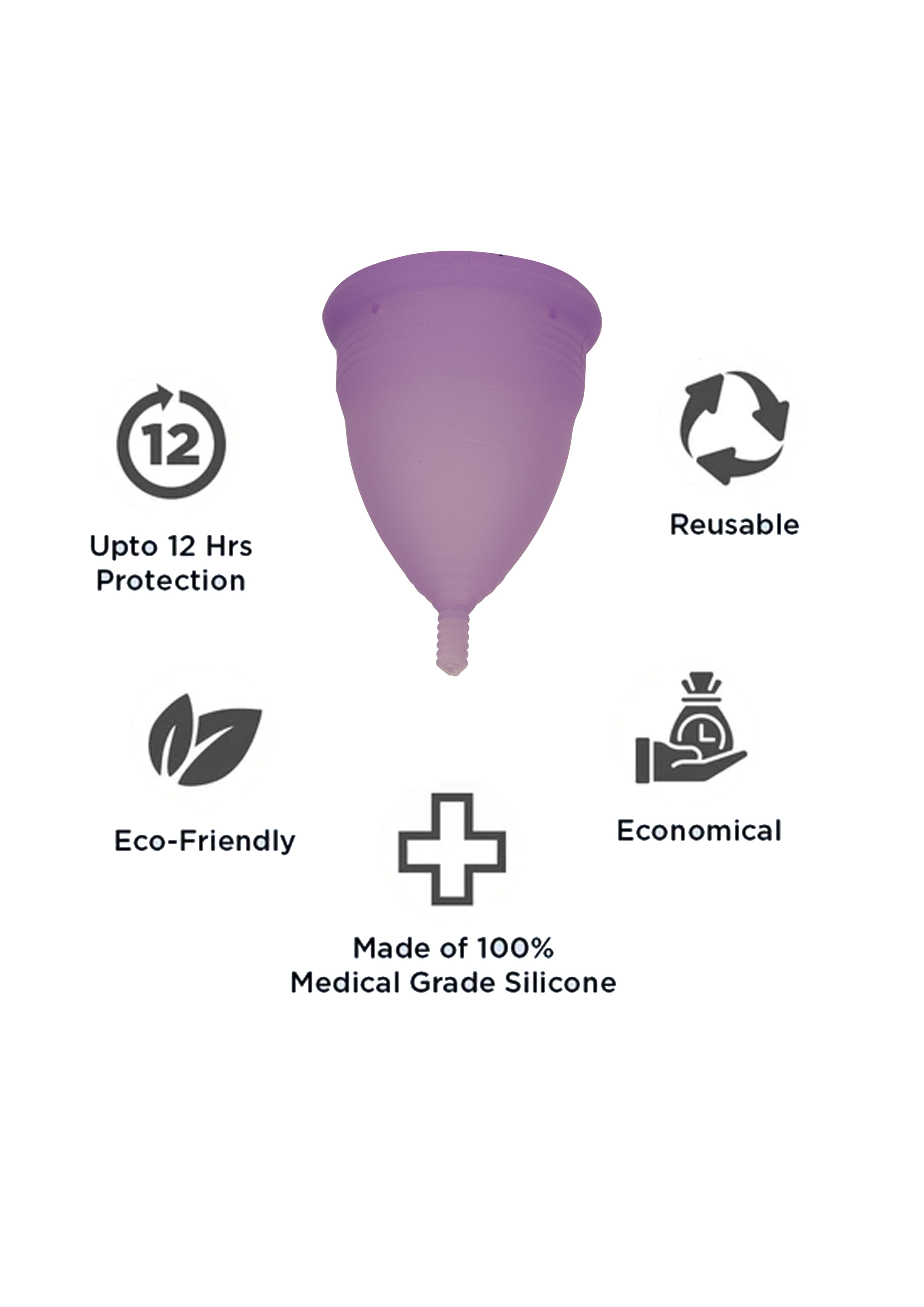 REUSABLE MENSTRUAL CUP - LARGE — image 7