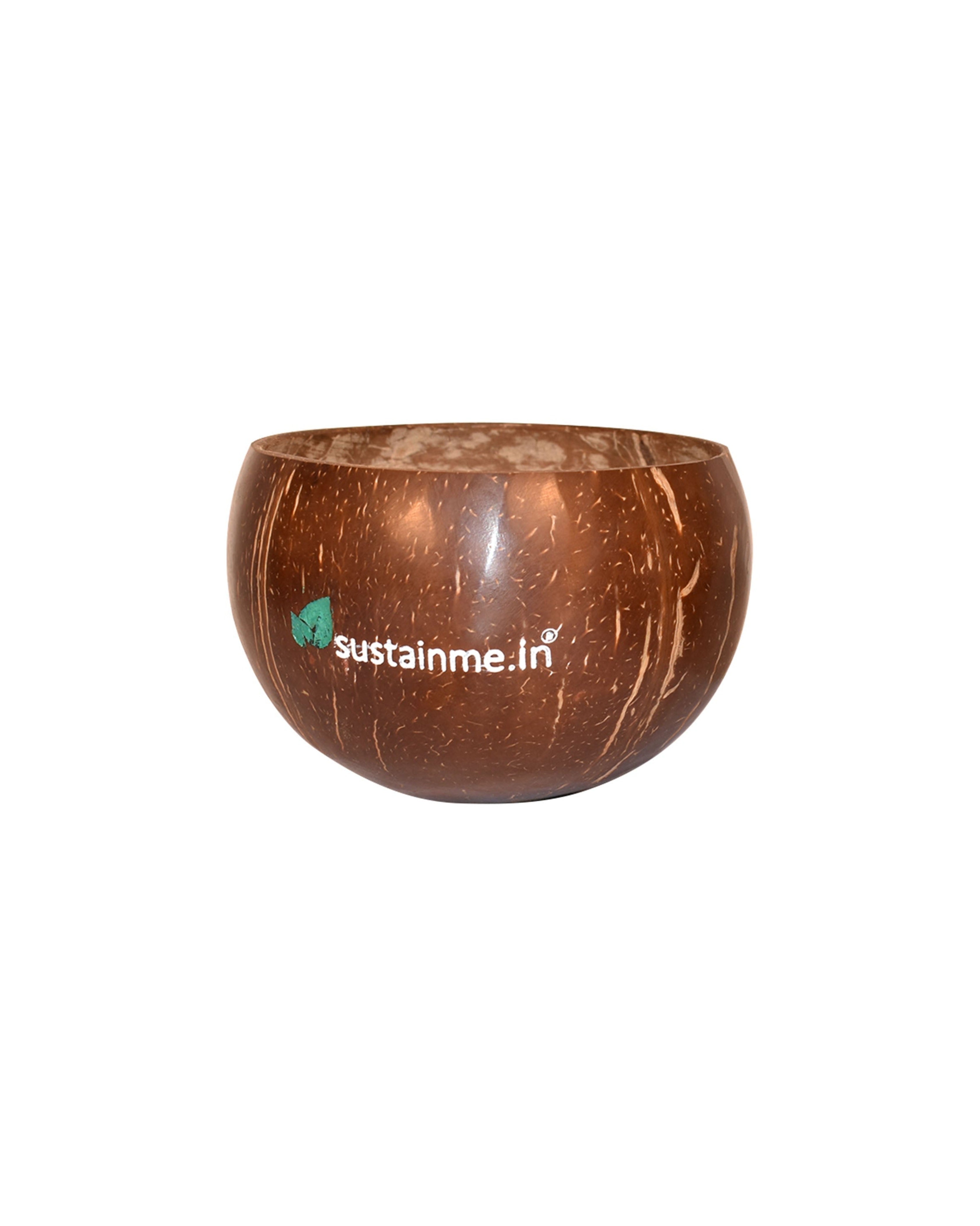 Jumbo Coconut Food Bowl with Spoon — image 3