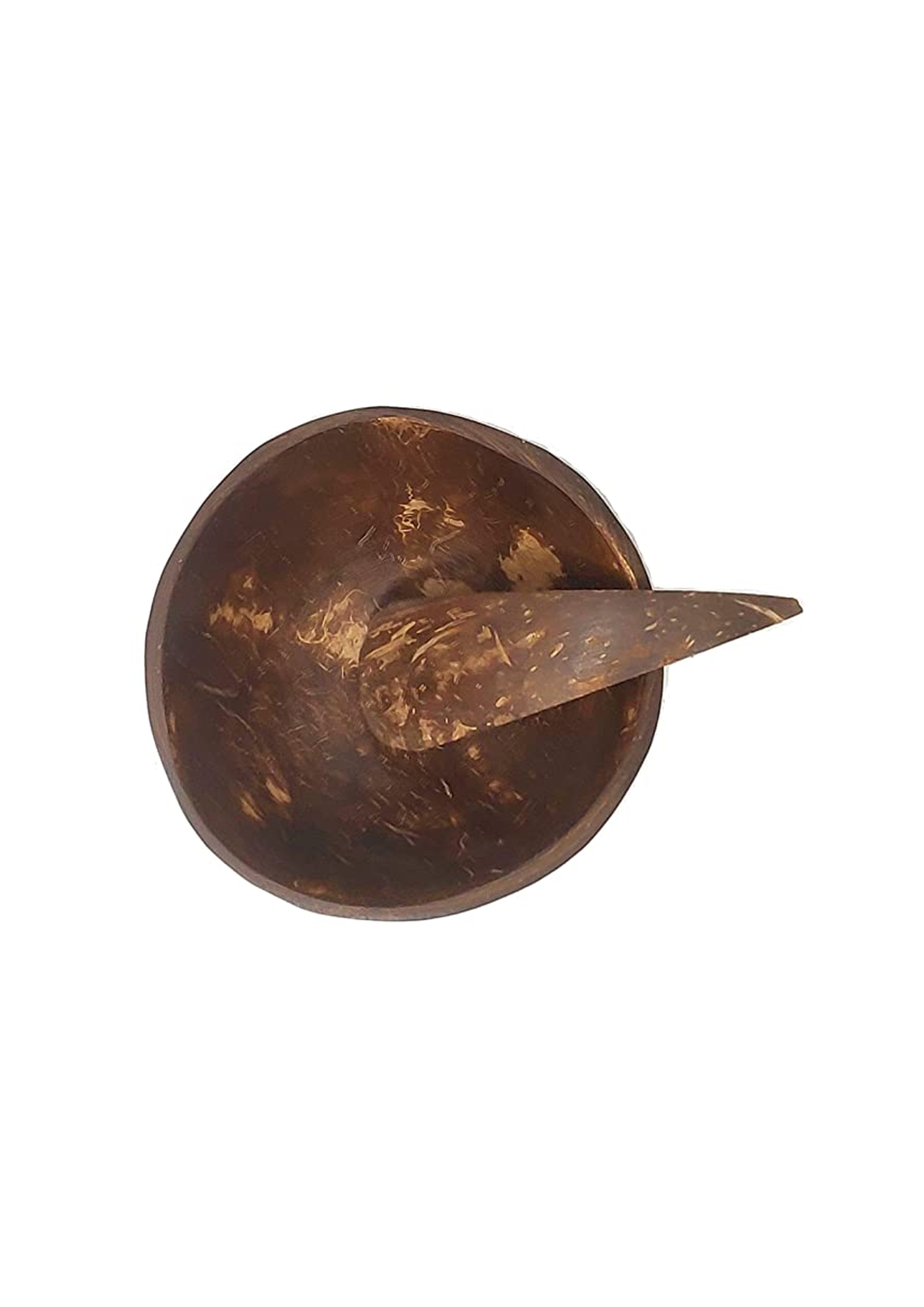 Jumbo Coconut Ice Cream Cup/Bowl with loop Spoon — image 2
