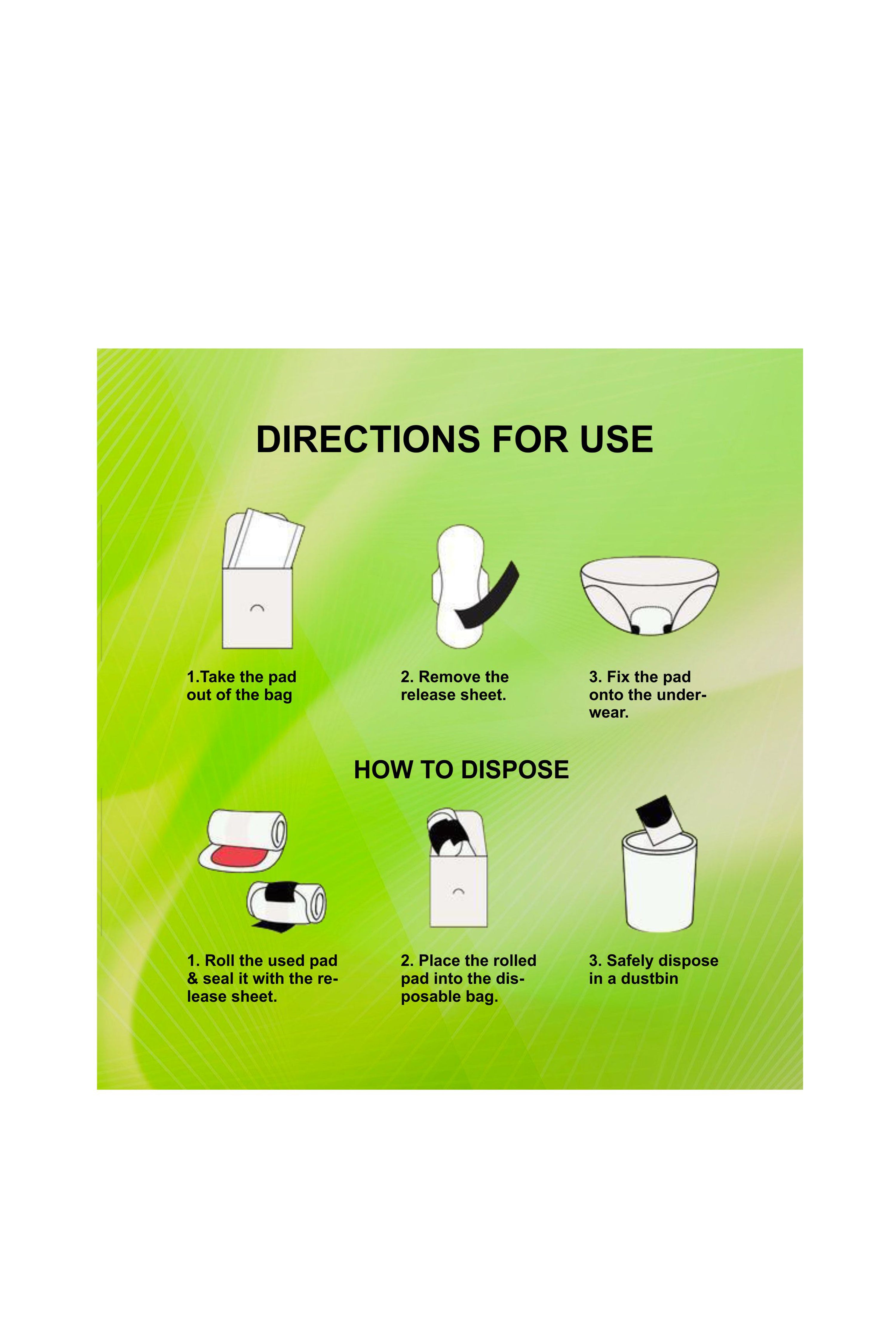 BIODEGRADABLE SANITARY PADS - HEAVY 330 MM (PACK OF 10) — image 2