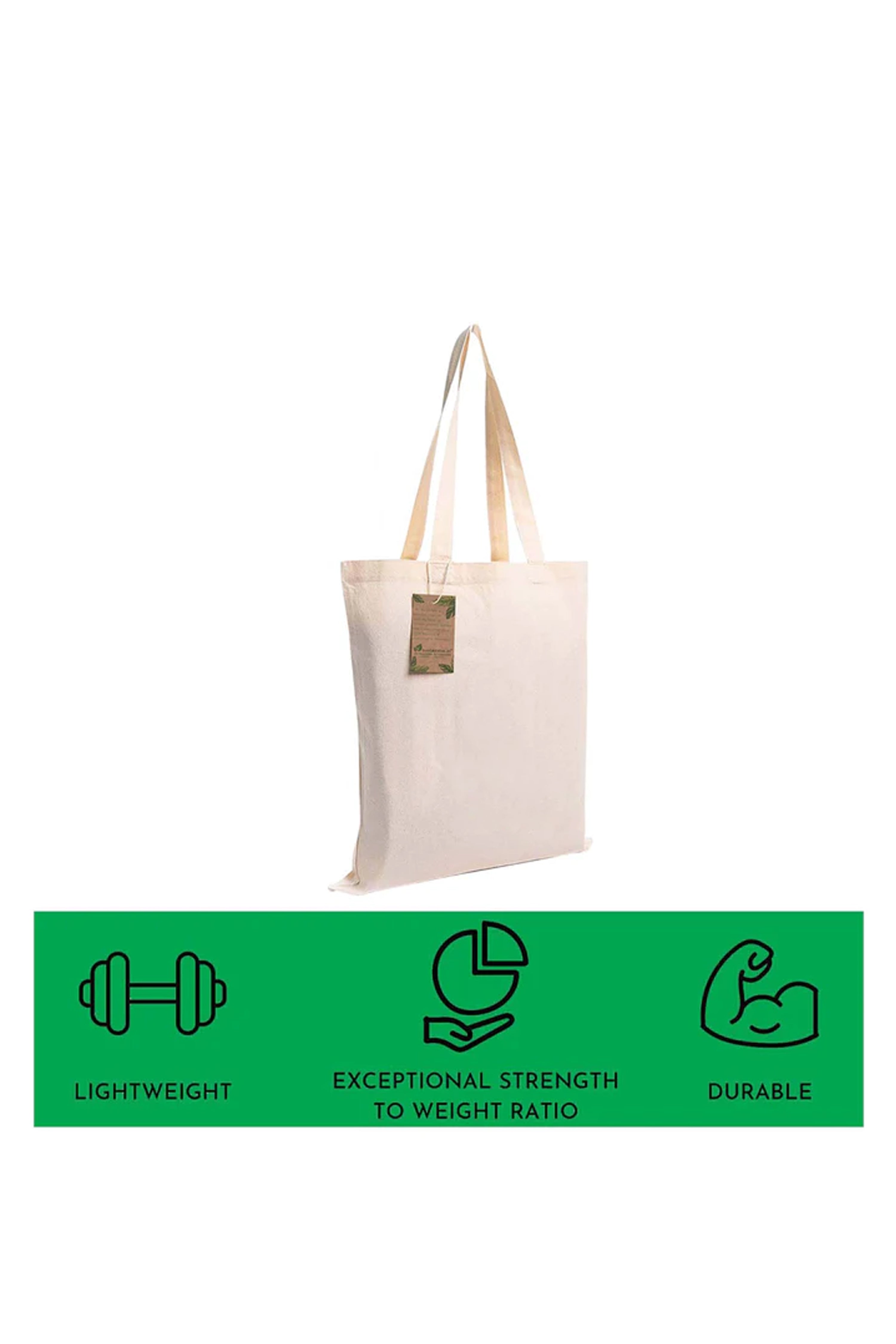 Organic Cotton Simple Tote bag - 2 Pack — image 4