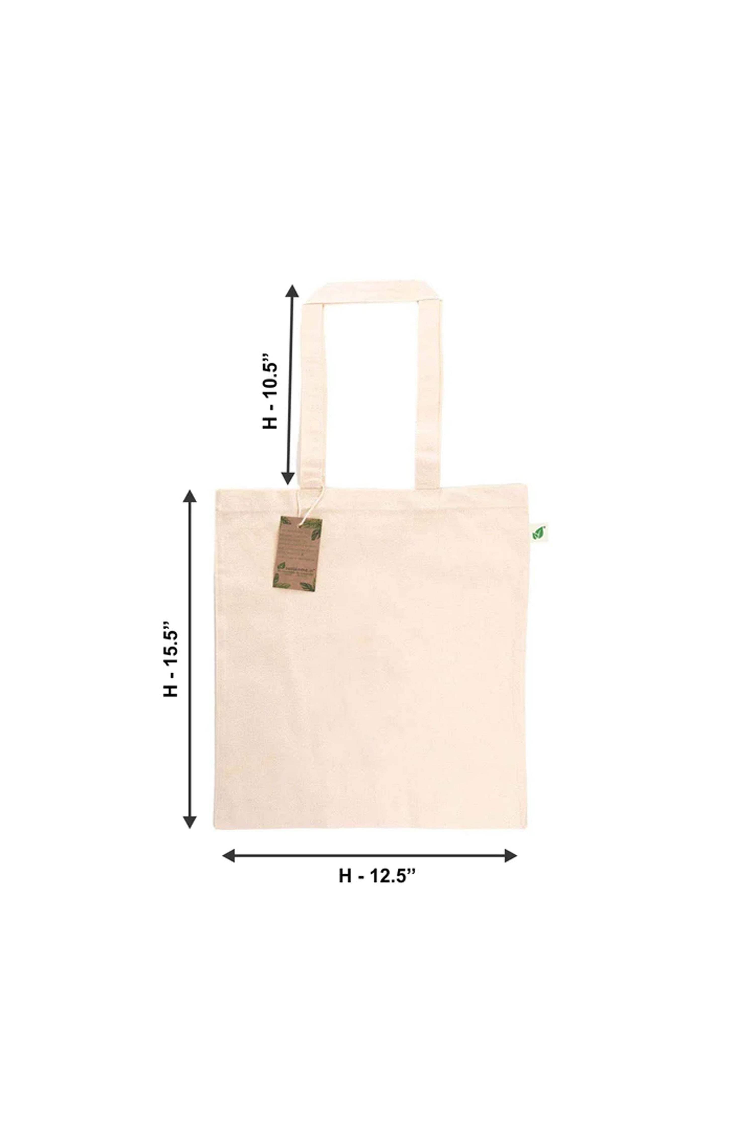 Organic Cotton Simple Tote bag - 2 Pack — image 6