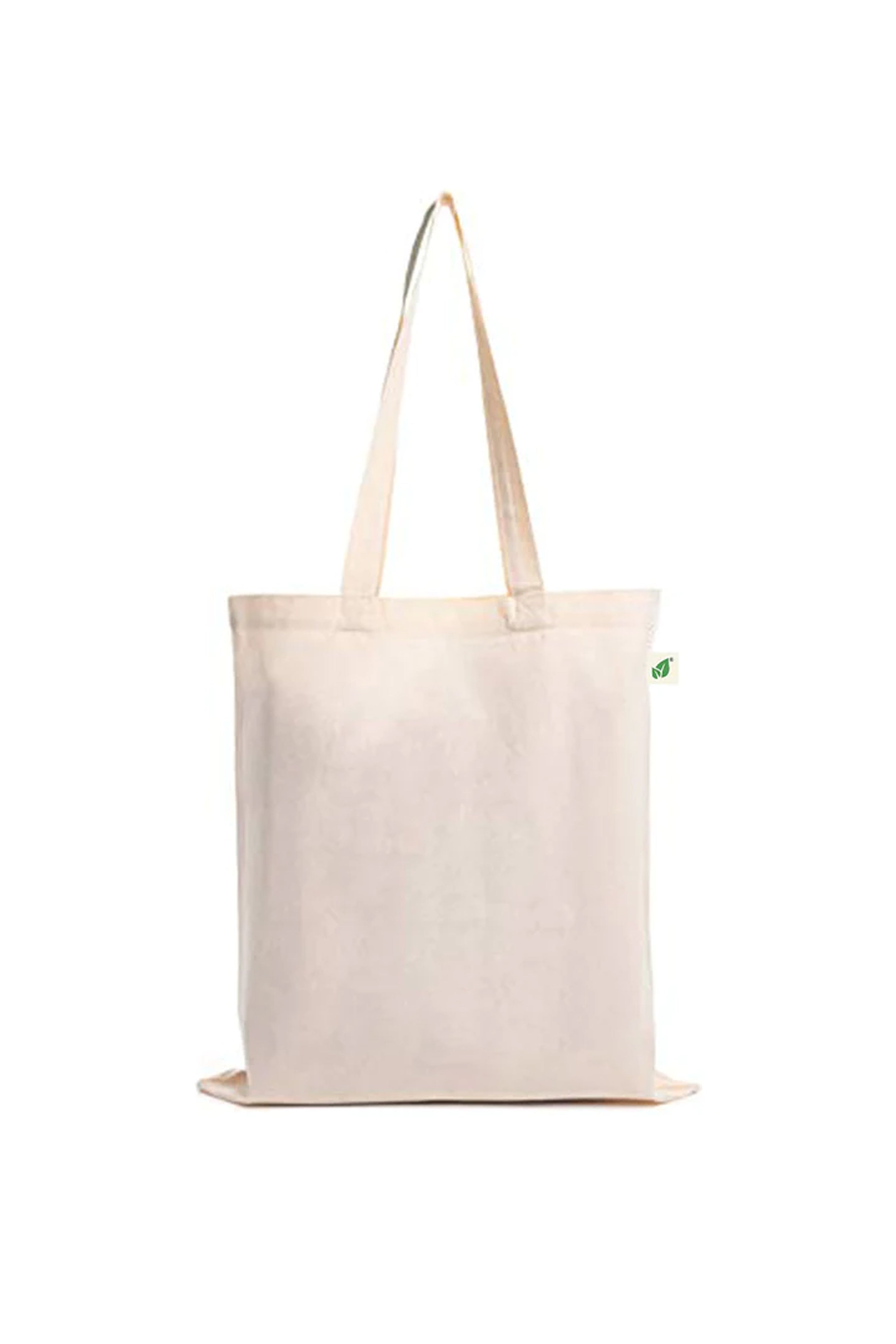 Organic Cotton Tote Bags With Zipper and Inner Pocket - 2 Pack — image 2