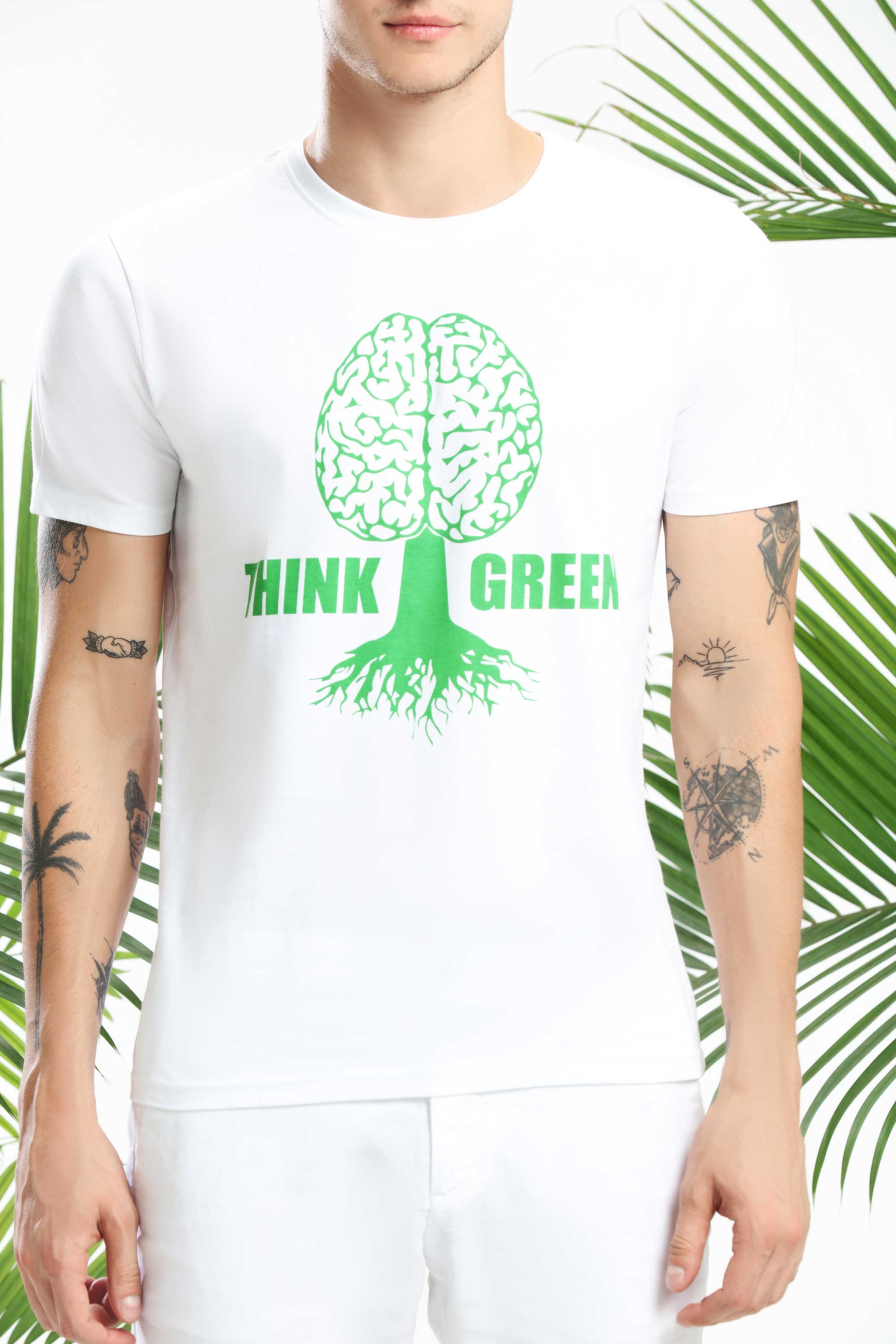 Think Green Men T-shirt — image 3