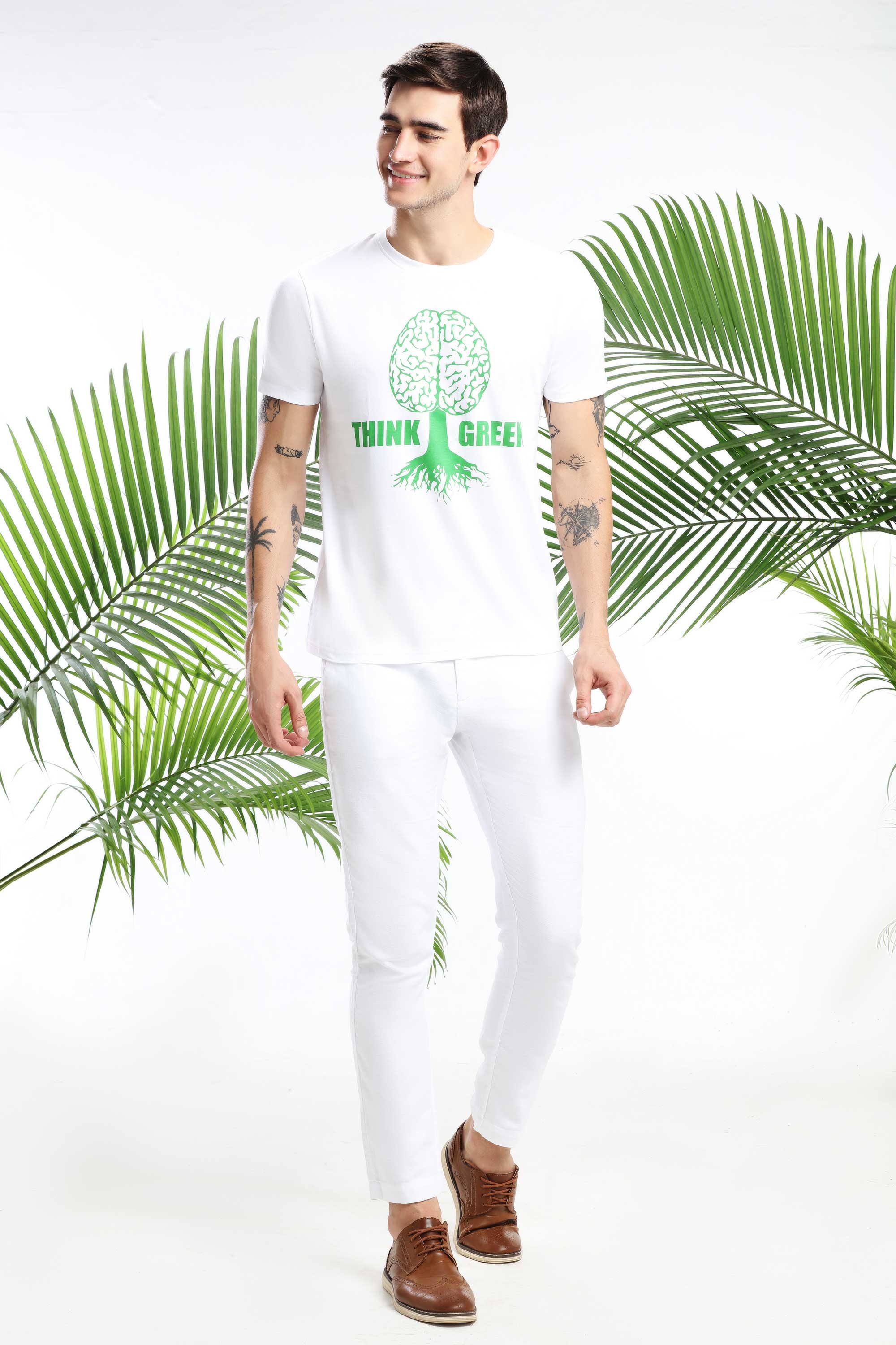 Think Green Men T-shirt — image 5