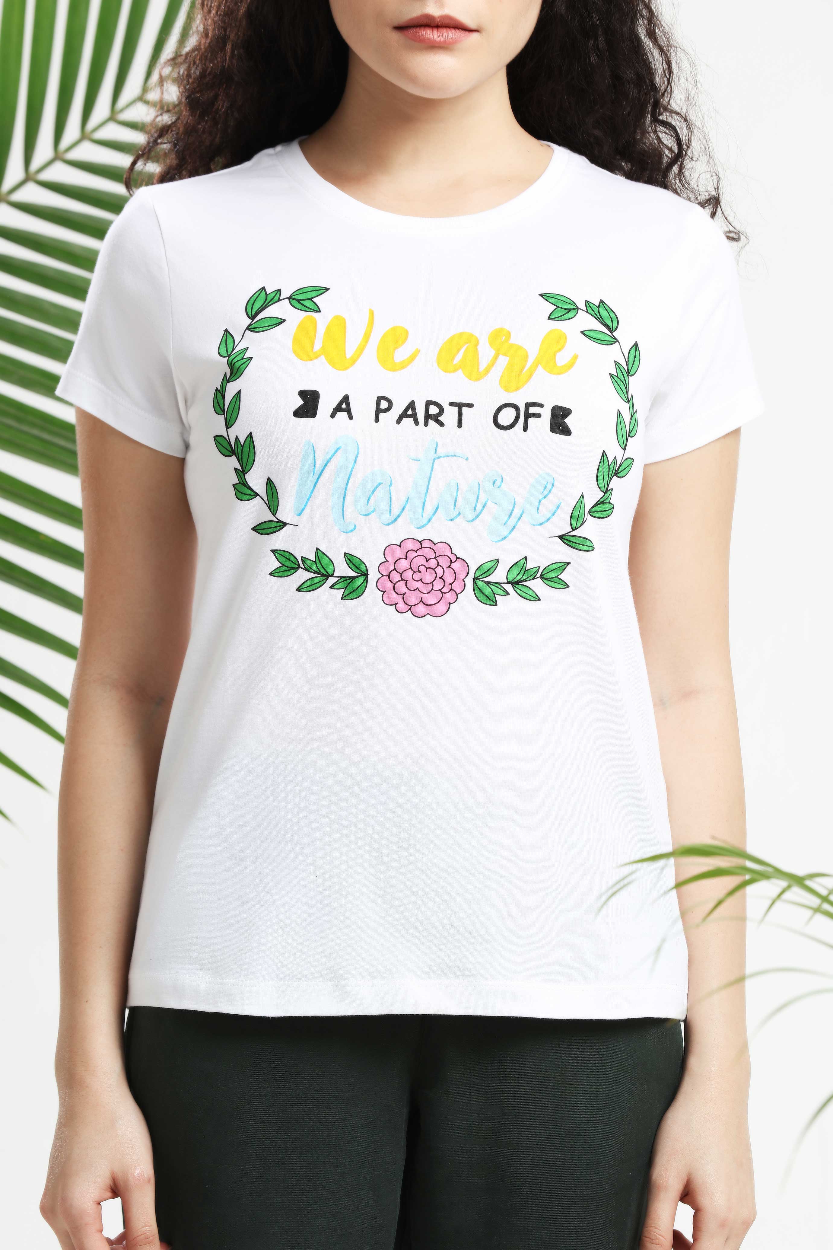 We are a part of Nature Womens T-Shirt — image 3